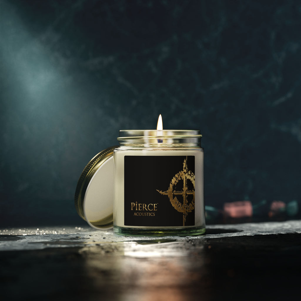 Pierce Acoustics Official Coconut Apricot Scented Candle (4oz & 9oz)
