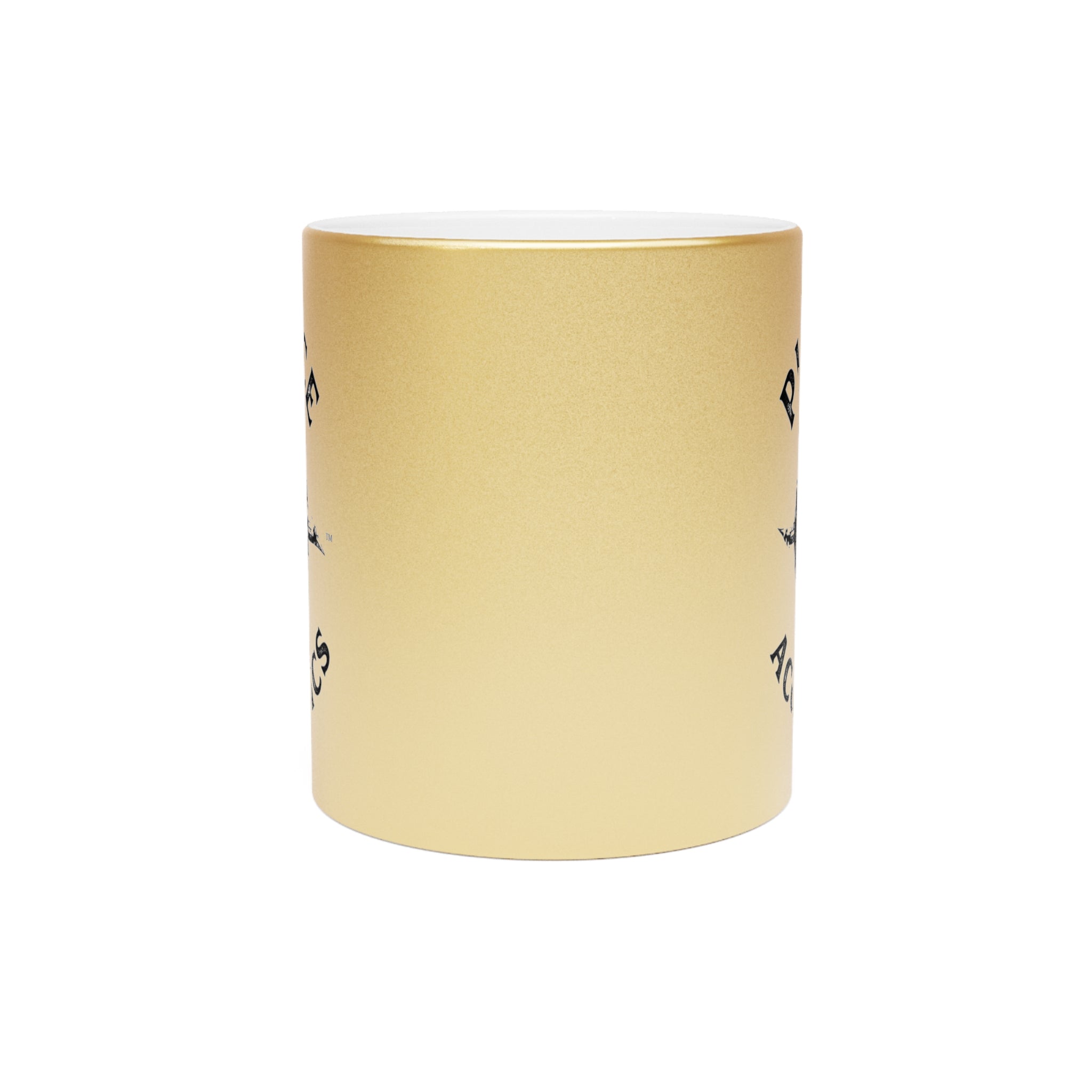 Pierce Acoustics Official Metallic Mug — Silver/Gold