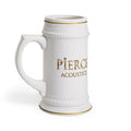 Pierce Acoustics Official Ceramic Beer Stein Mug