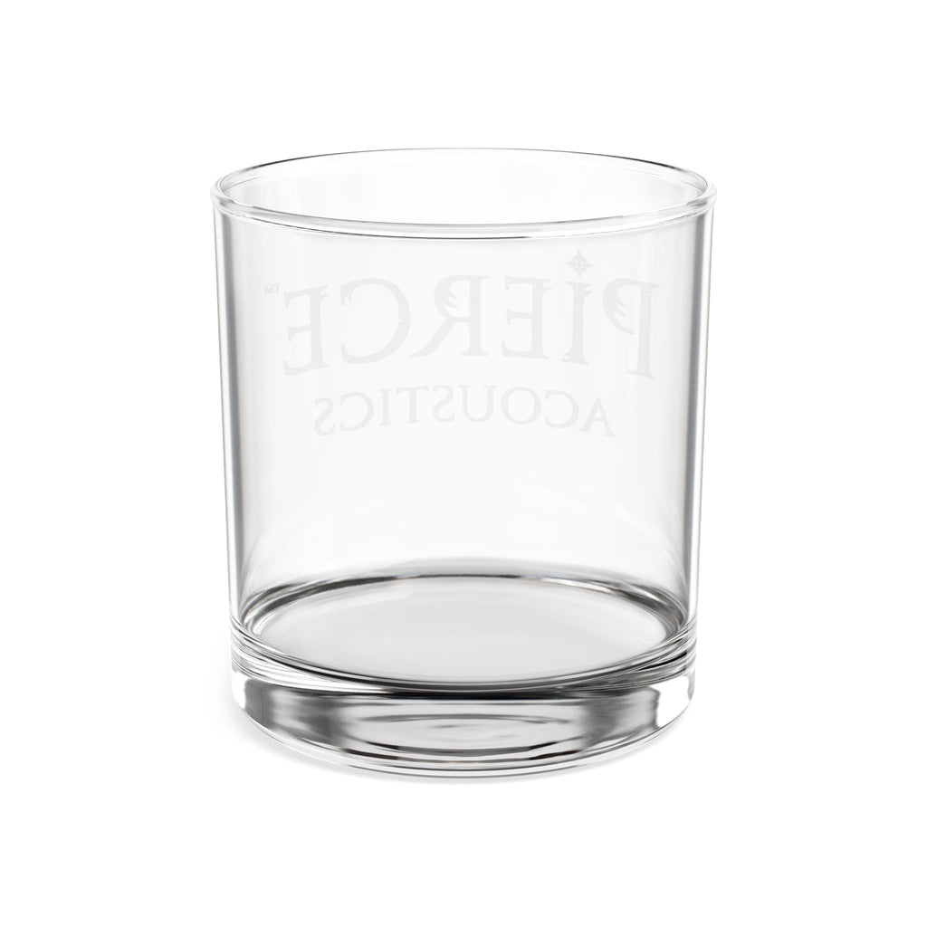 Pierce Acoustics Official Engraved 10oz Rocks Glass