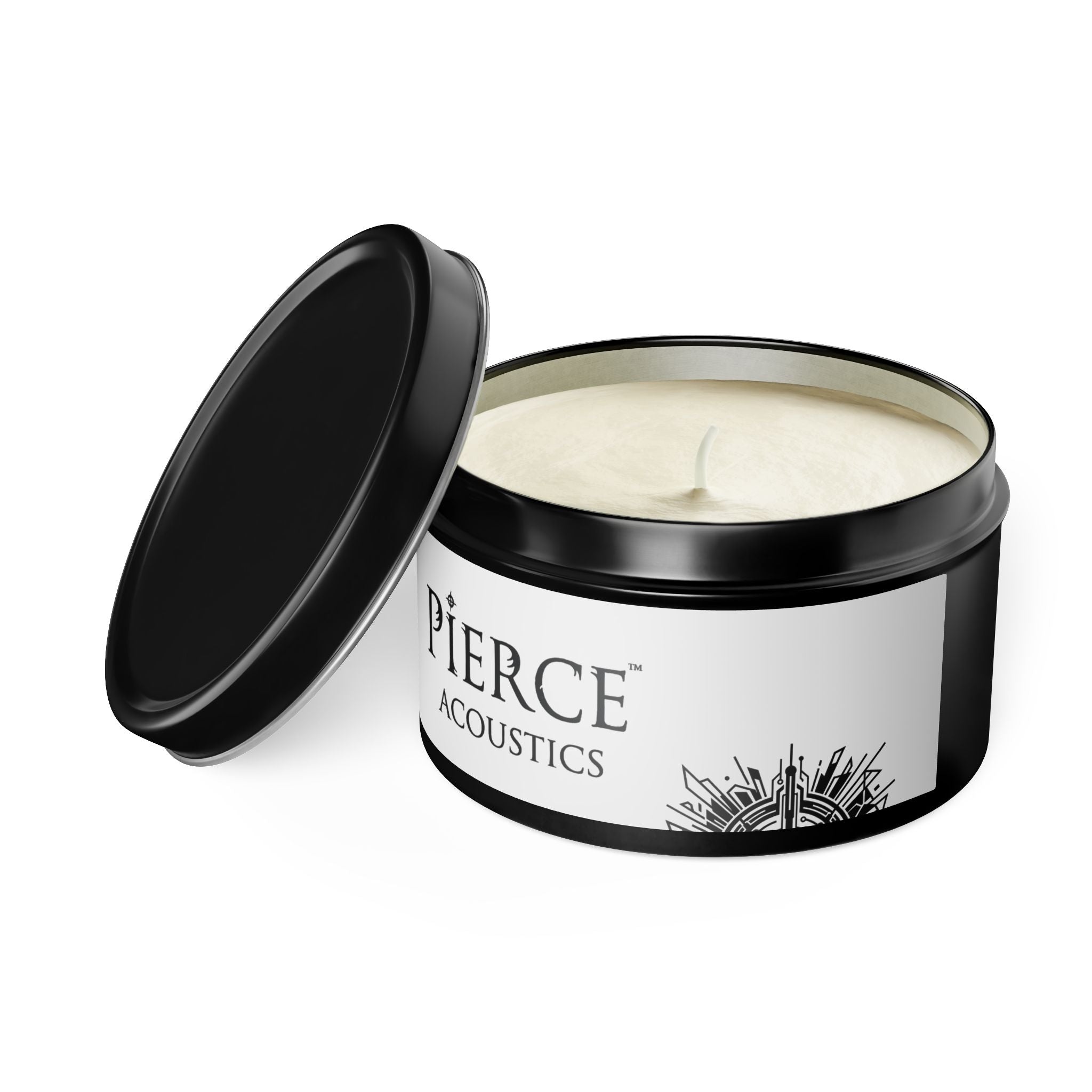 Pierce Acoustics Official Tin Scented Candle