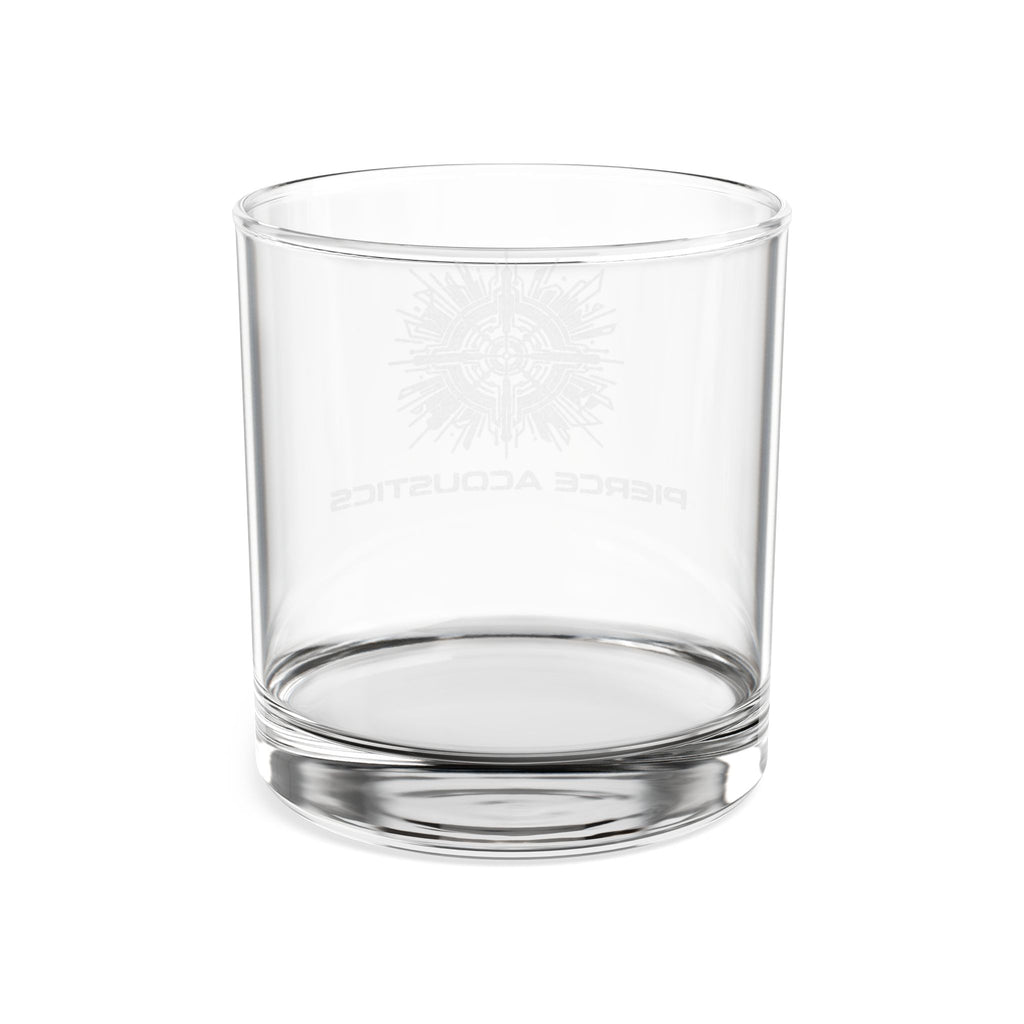 Pierce Acoustics Official Engraved Compass Rocks Glass