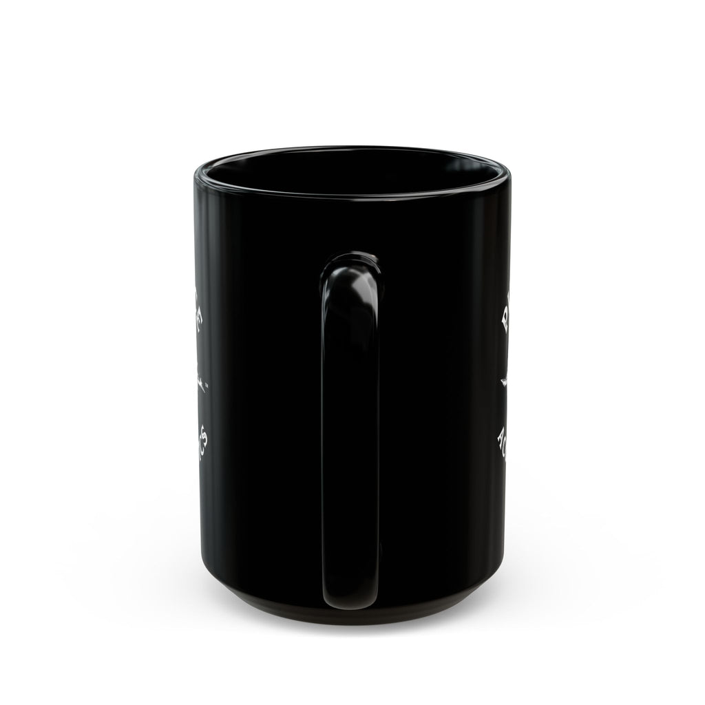 Pierce Acoustics Official Black Ceramic Mug