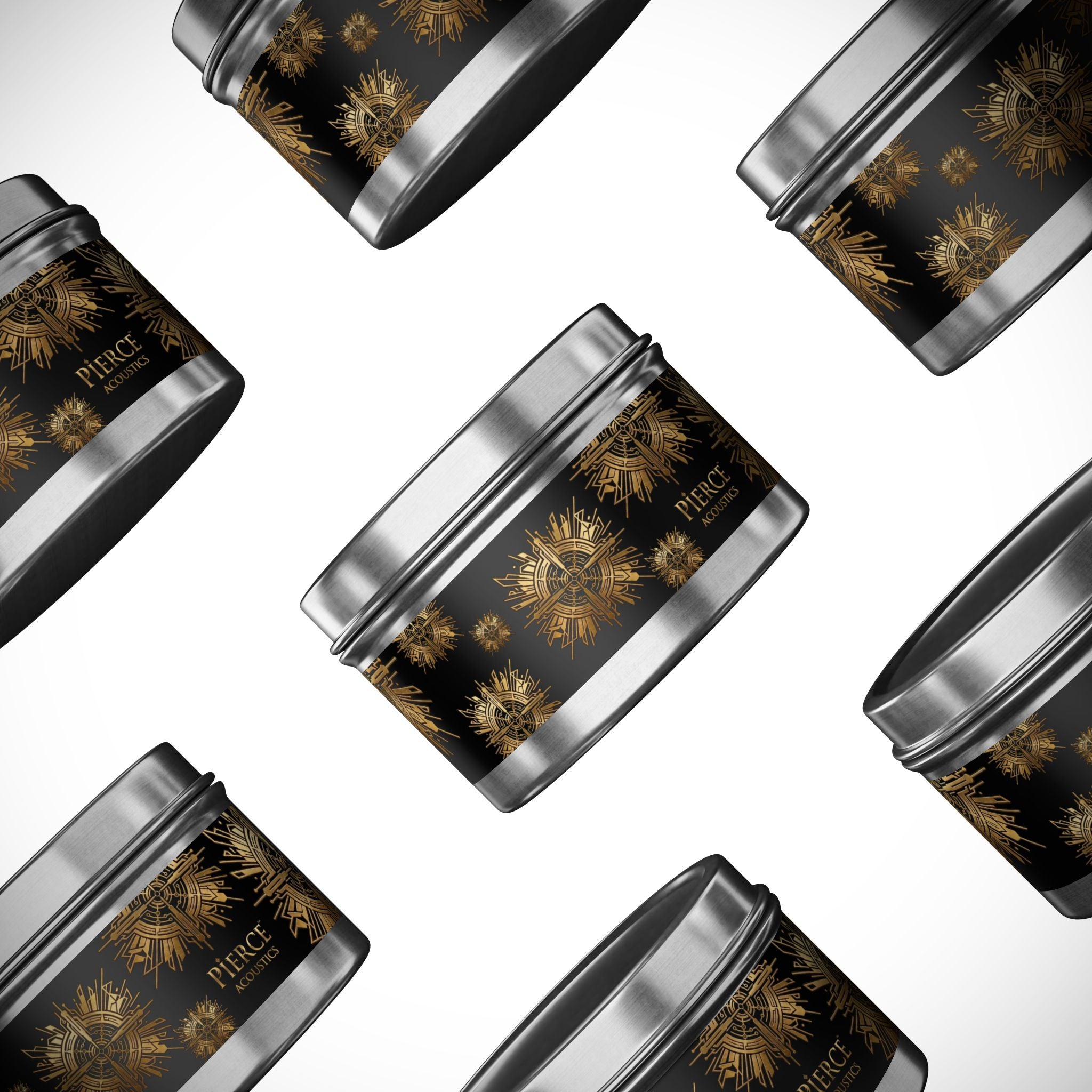 Pierce Acoustics Official Scented Tin Candles