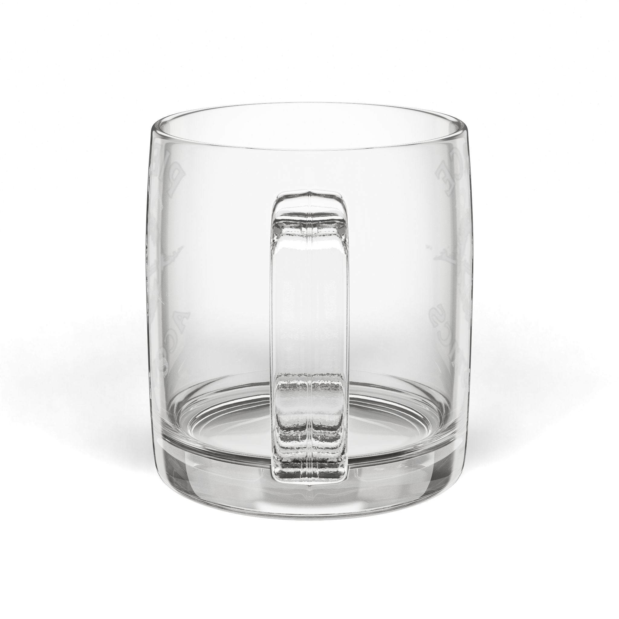 Pierce Acoustics Official Engraved Glass Coffee Mug 12.25oz
