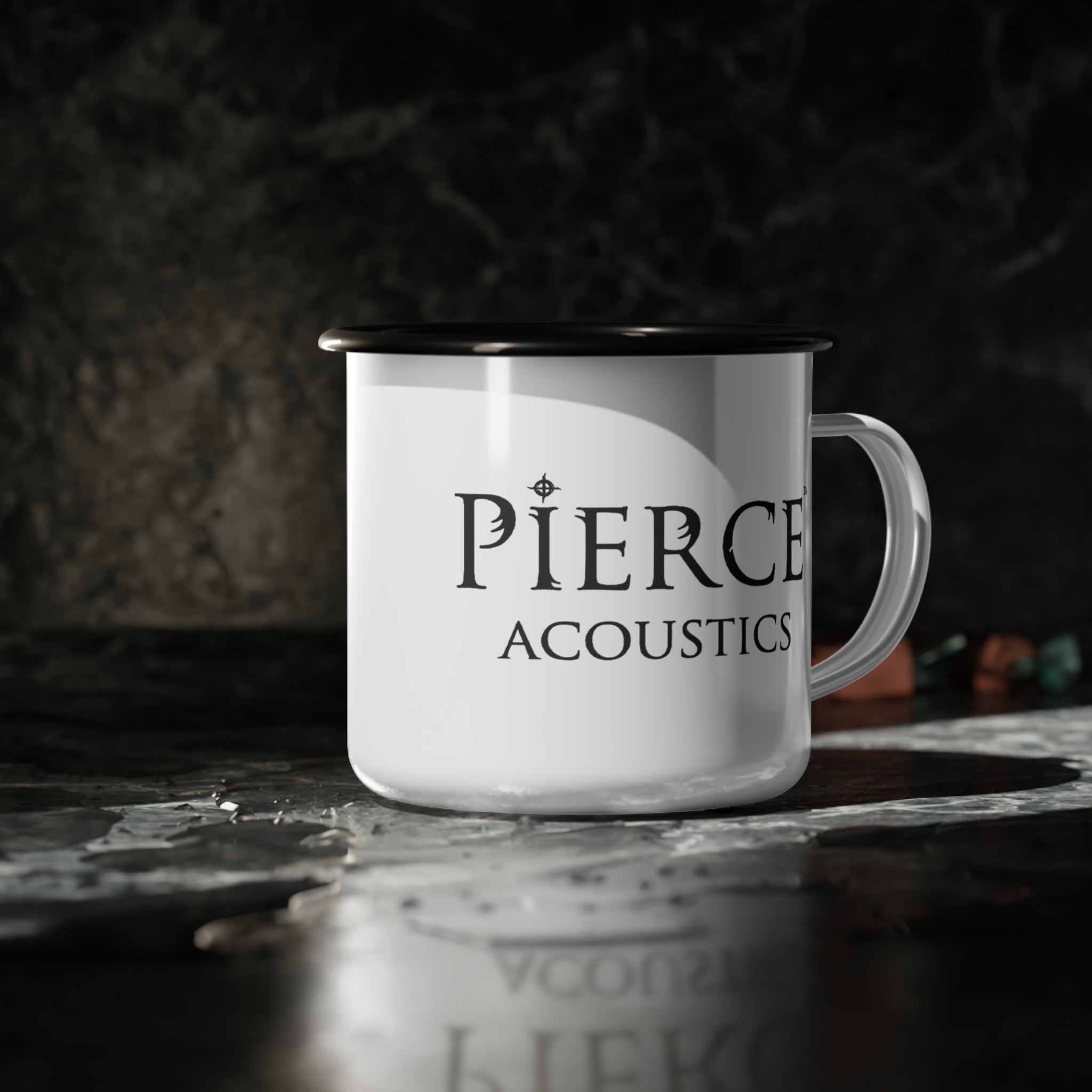 Pierce Acoustics Official Enamel Camp Mug