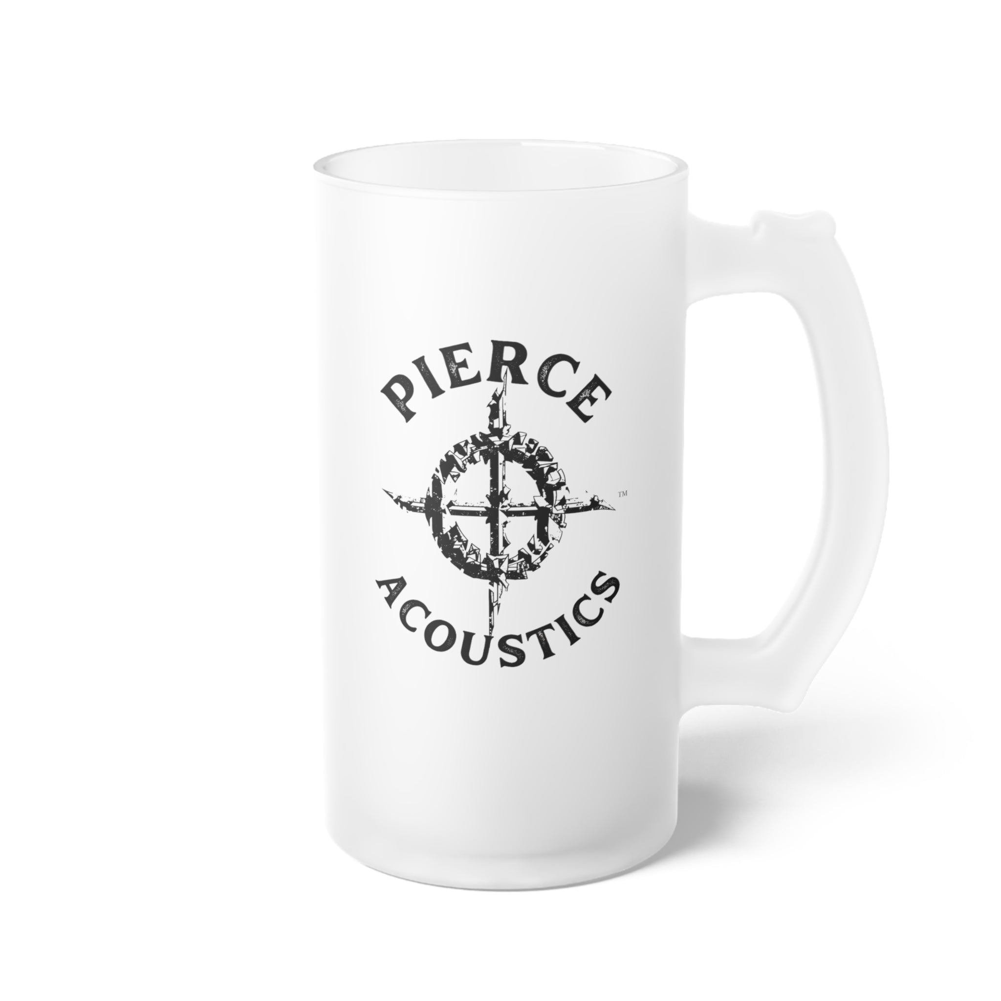 Pierce Acoustics Official Frosted Beer Mug