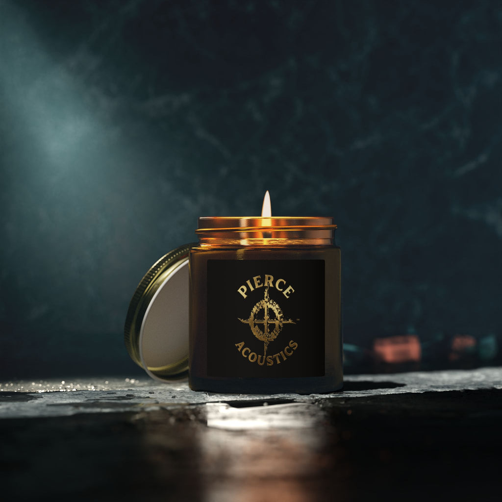 Pierce Acoustics Official Coconut Apricot Scented Candle (4oz/9oz)