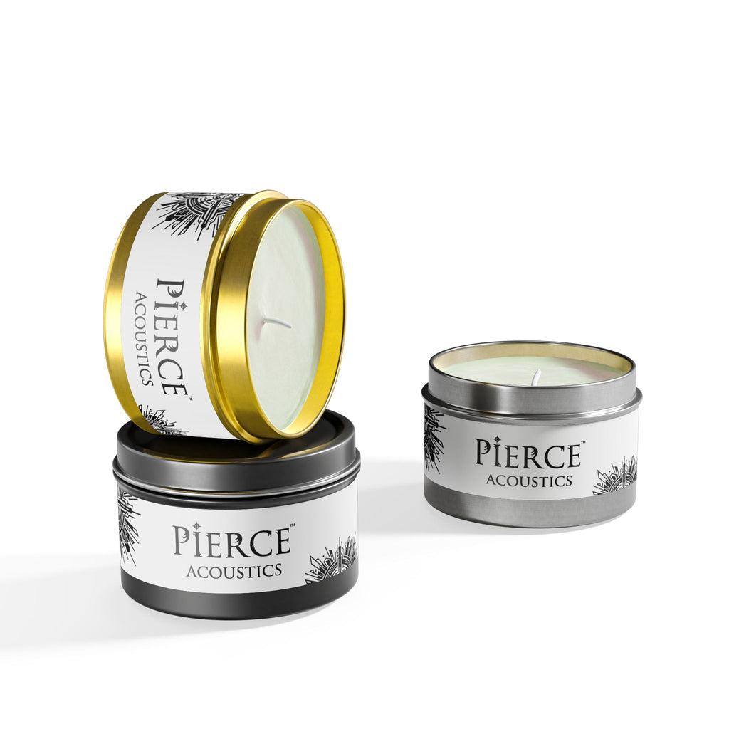 Pierce Acoustics Official Tin Scented Candle