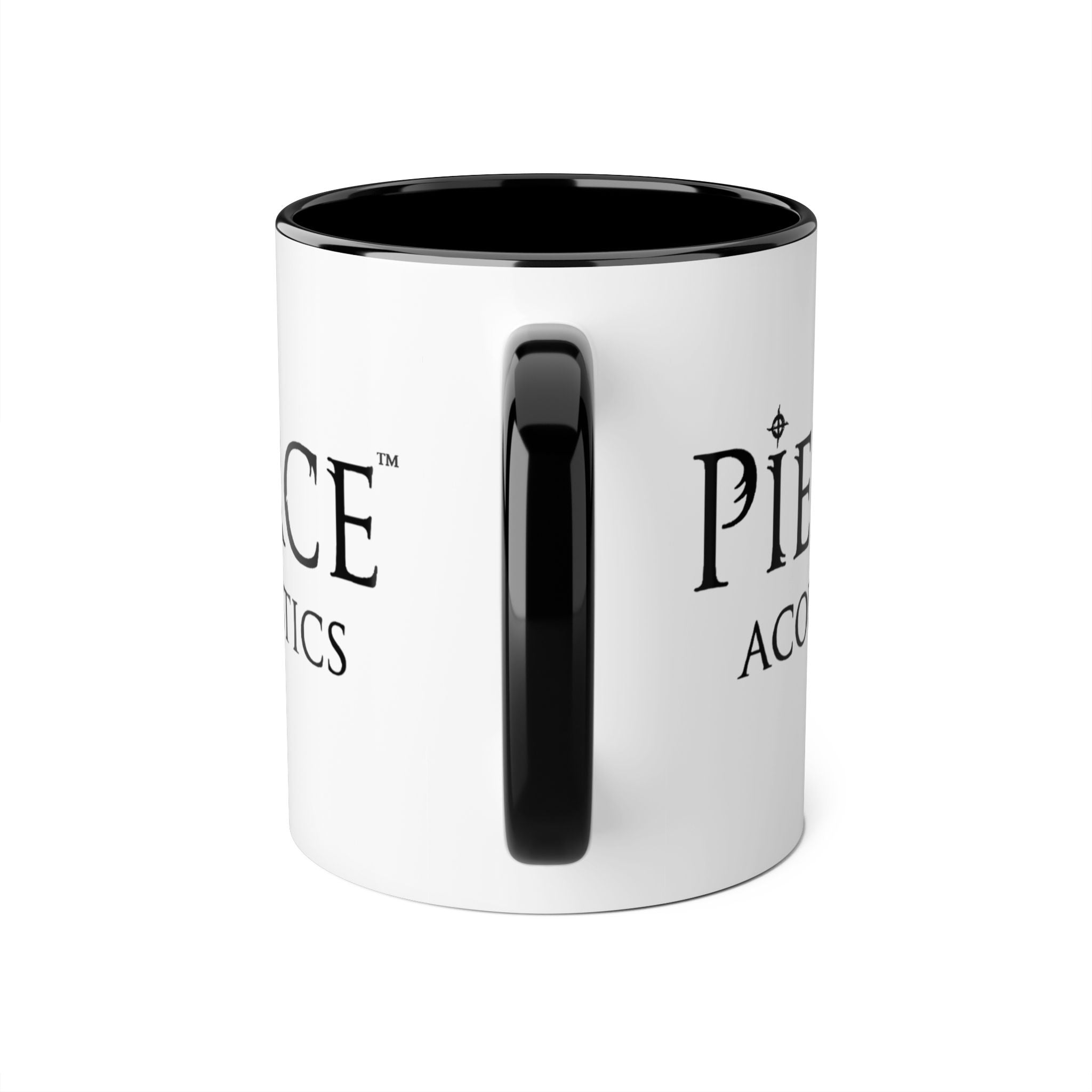 Pierce Acoustics Official  Logo Accent Mug — 11oz Ceramic Coffee Cup