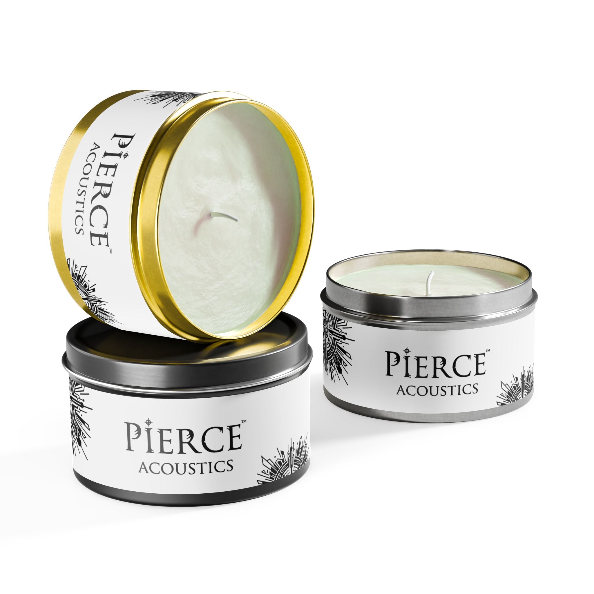 Pierce Acoustics Official Tin Scented Candle