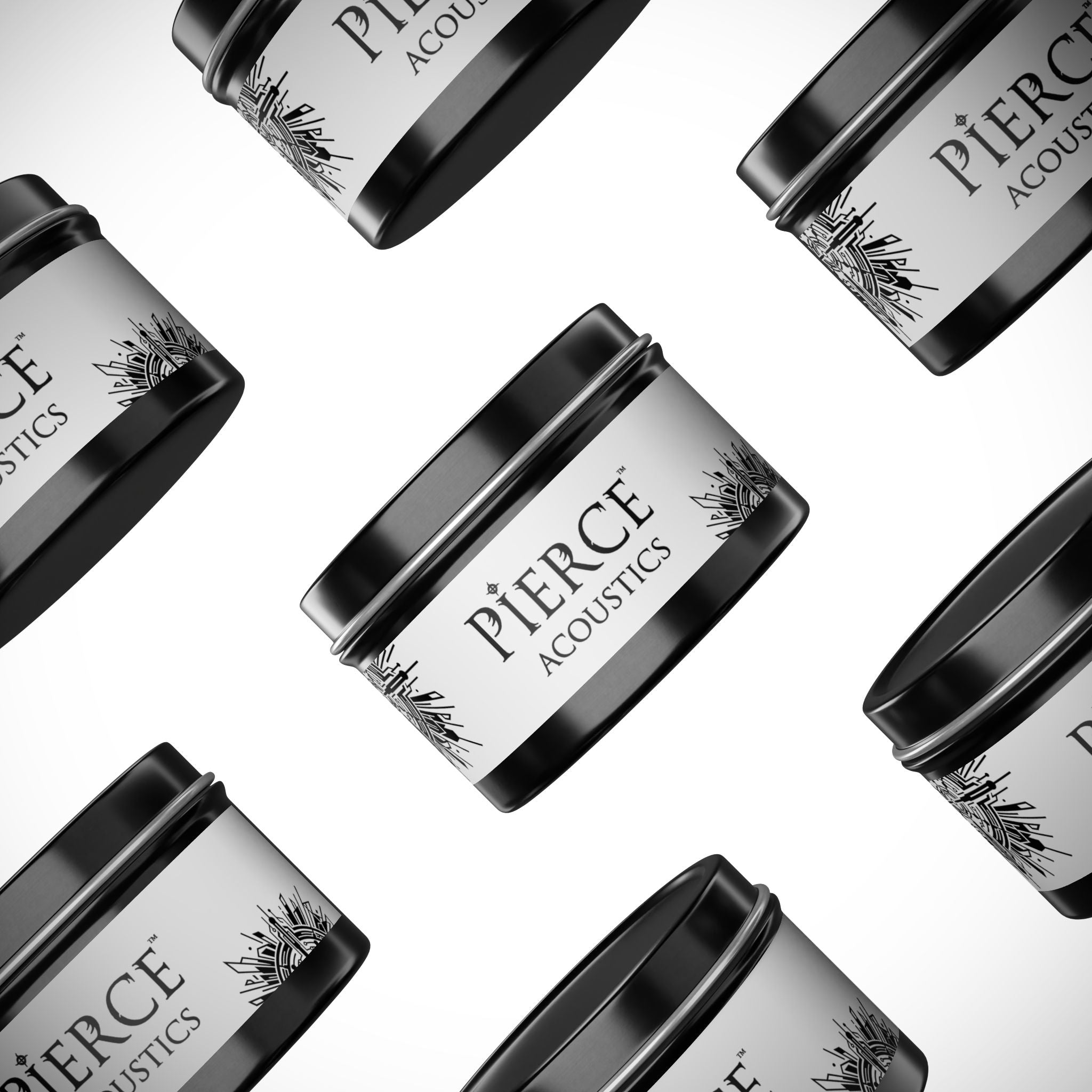 Pierce Acoustics Official Tin Scented Candle