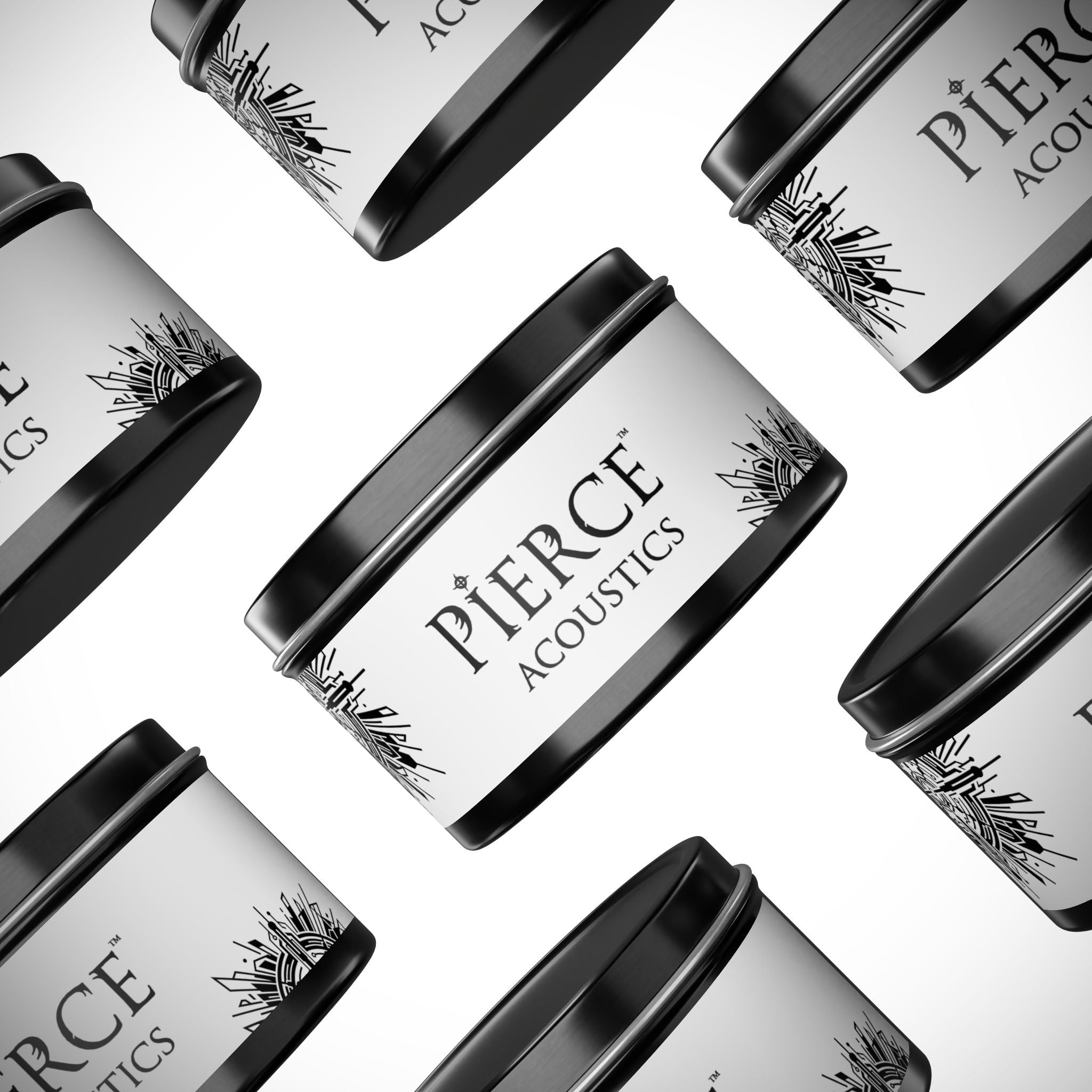 Pierce Acoustics Official Tin Scented Candle
