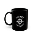 Pierce Acoustics Official Black Ceramic Mug