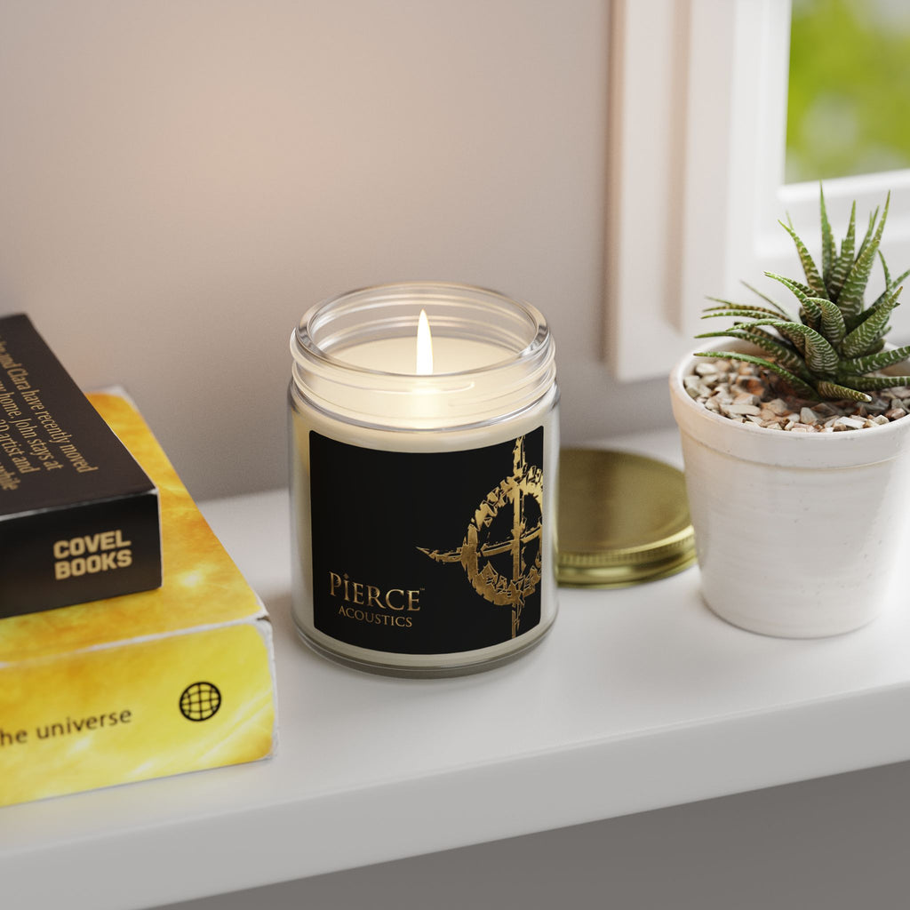 Pierce Acoustics Official Coconut Apricot Scented Candle (4oz & 9oz)
