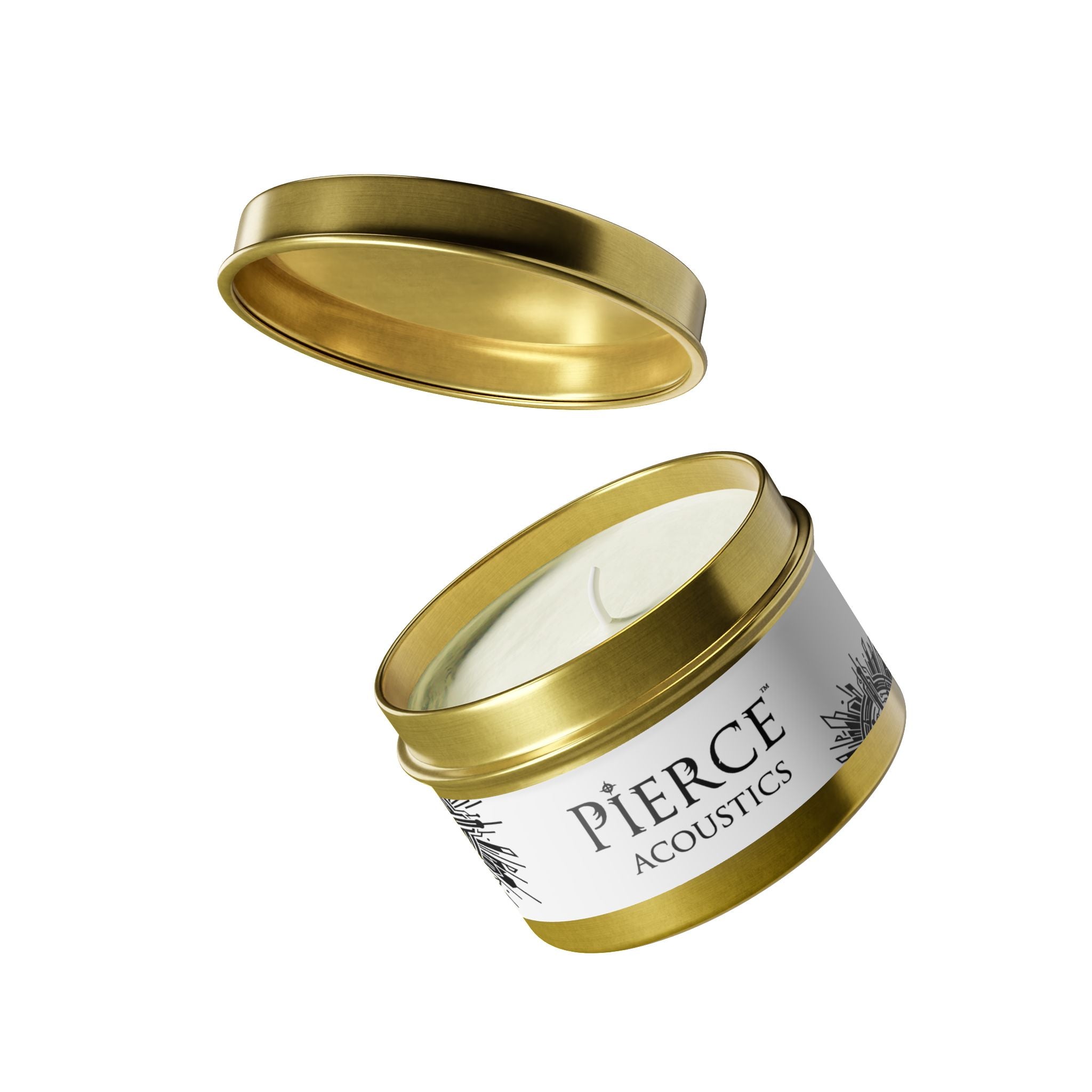 Pierce Acoustics Official Tin Scented Candle