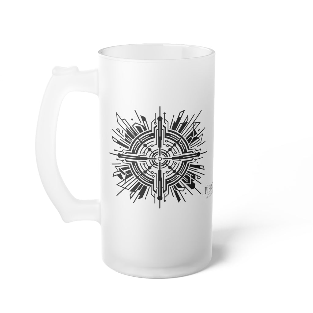 Pierce Acoustics Official Frosted Glass Beer Mug