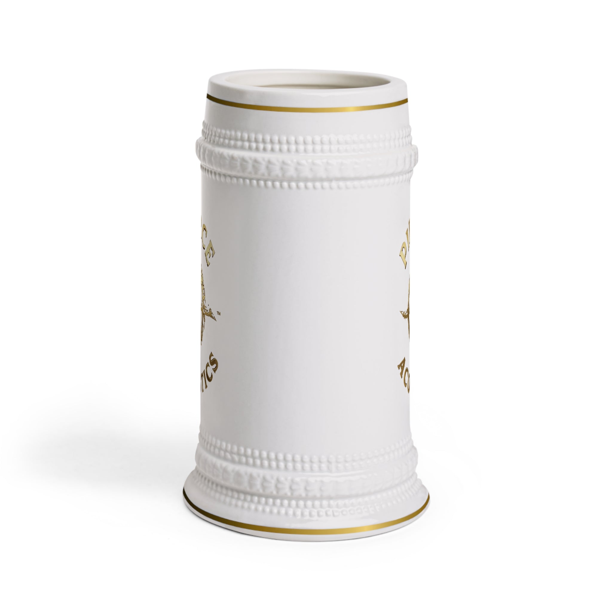 Pierce Acoustics Official Ceramic Beer Stein Mug