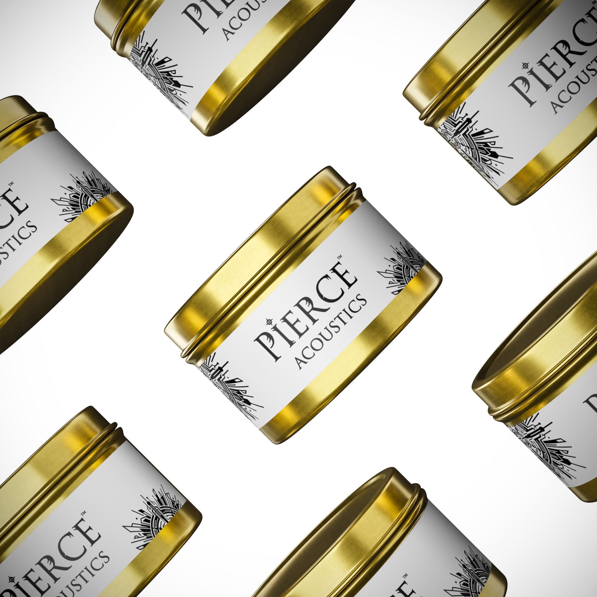 Pierce Acoustics Official Tin Scented Candle