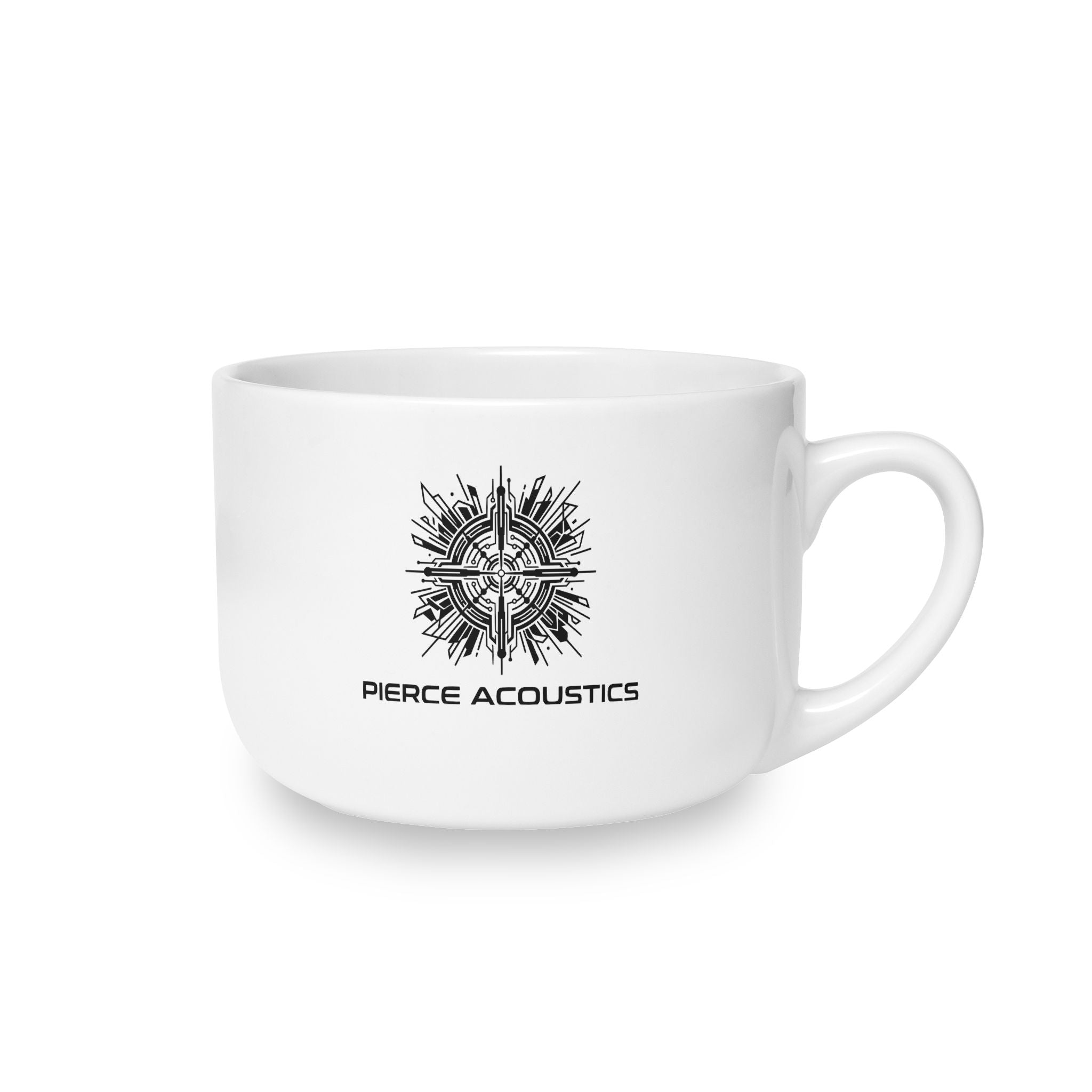 Pierce Acoustics Official 25oz Ceramic Latte Mug