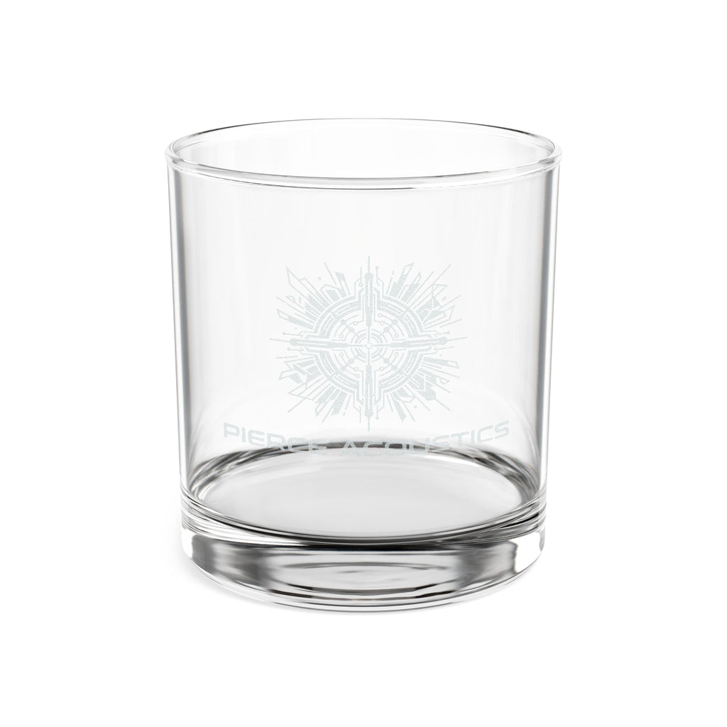 Pierce Acoustics Official Engraved Compass Rocks Glass