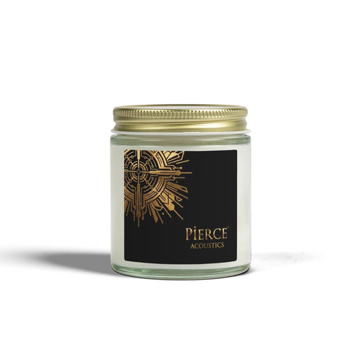 Coconut Apricot Scented Candle — 4oz & 9oz Jar (Pierce Acoustics)