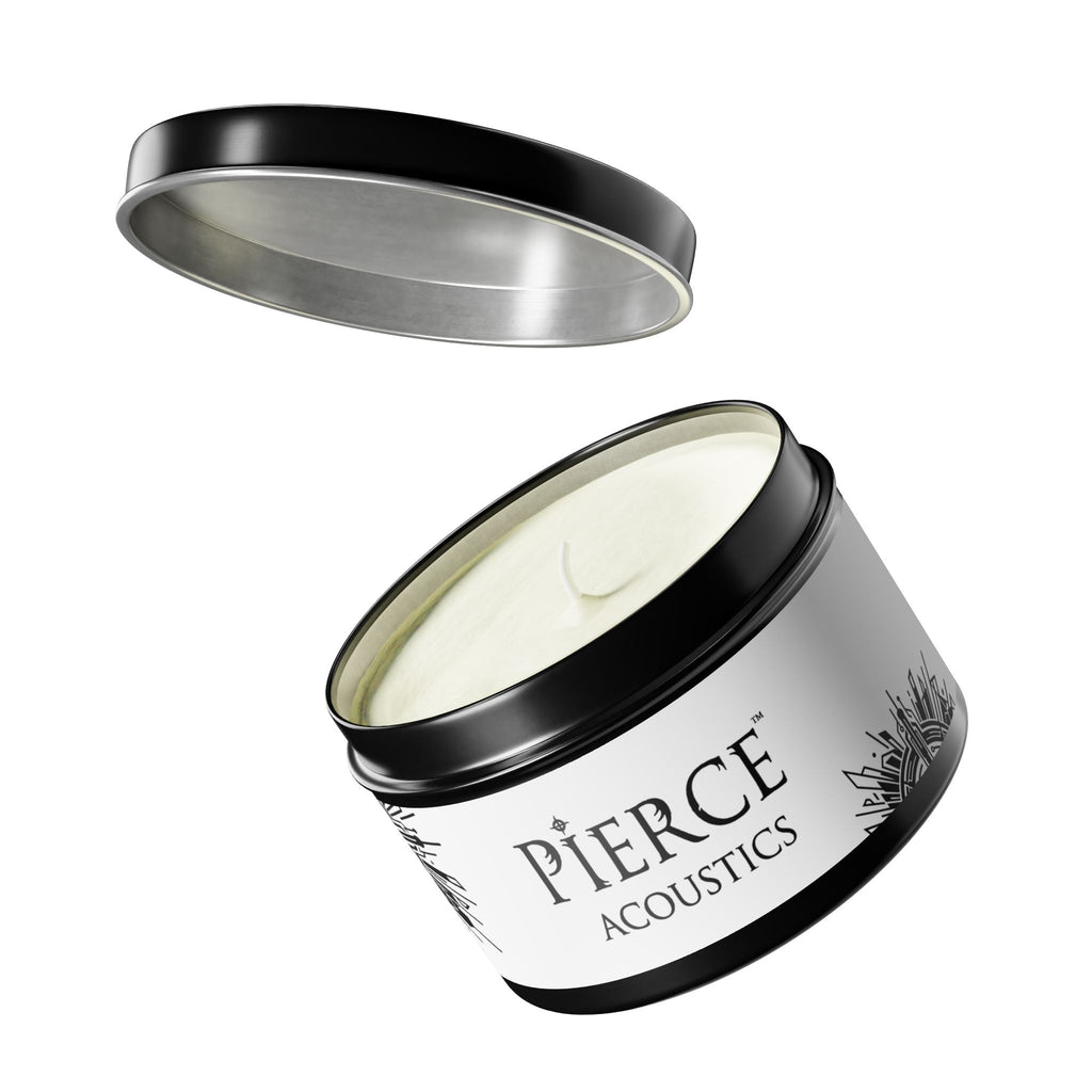 Pierce Acoustics Official Tin Scented Candle