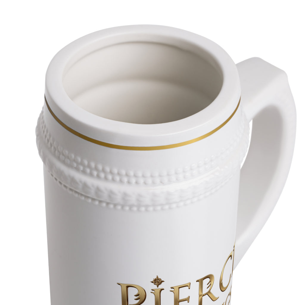 Pierce Acoustics Official Ceramic Beer Stein Mug