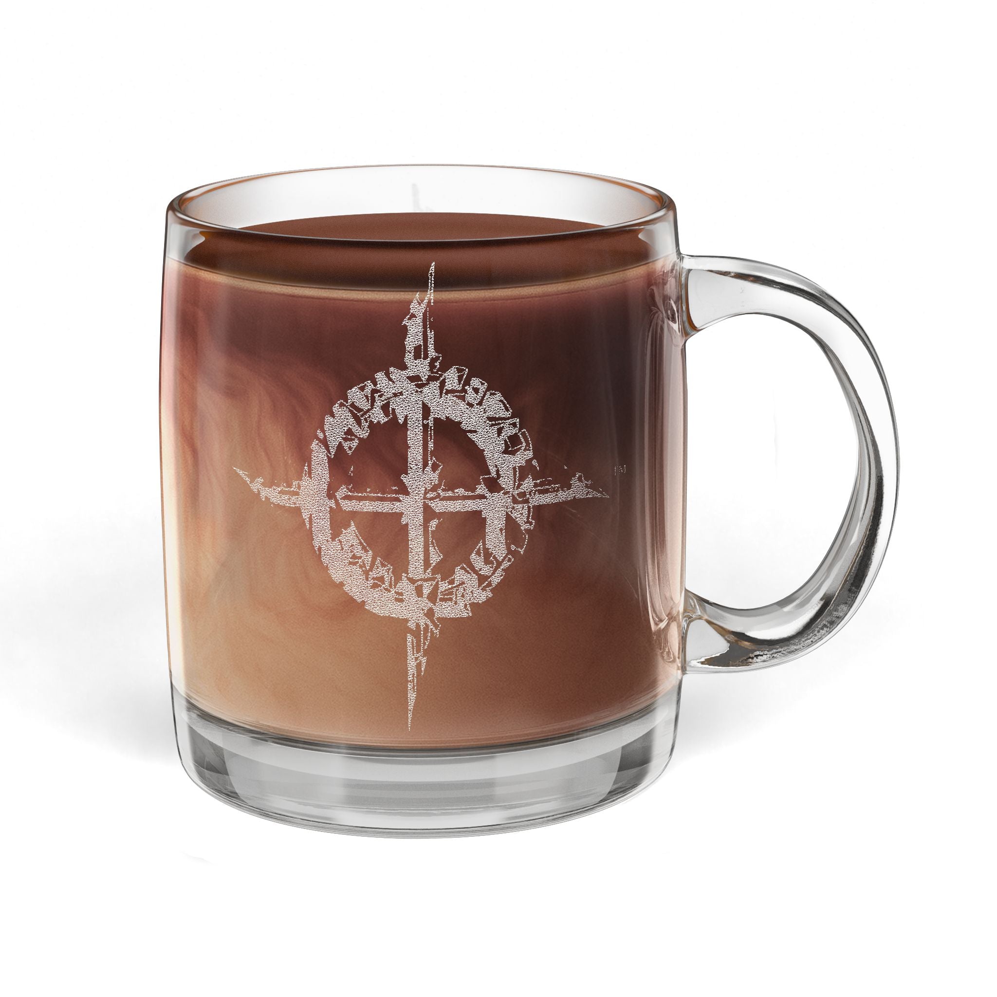 Pierce Acoustics Official Engraved Glass Coffee Mug
