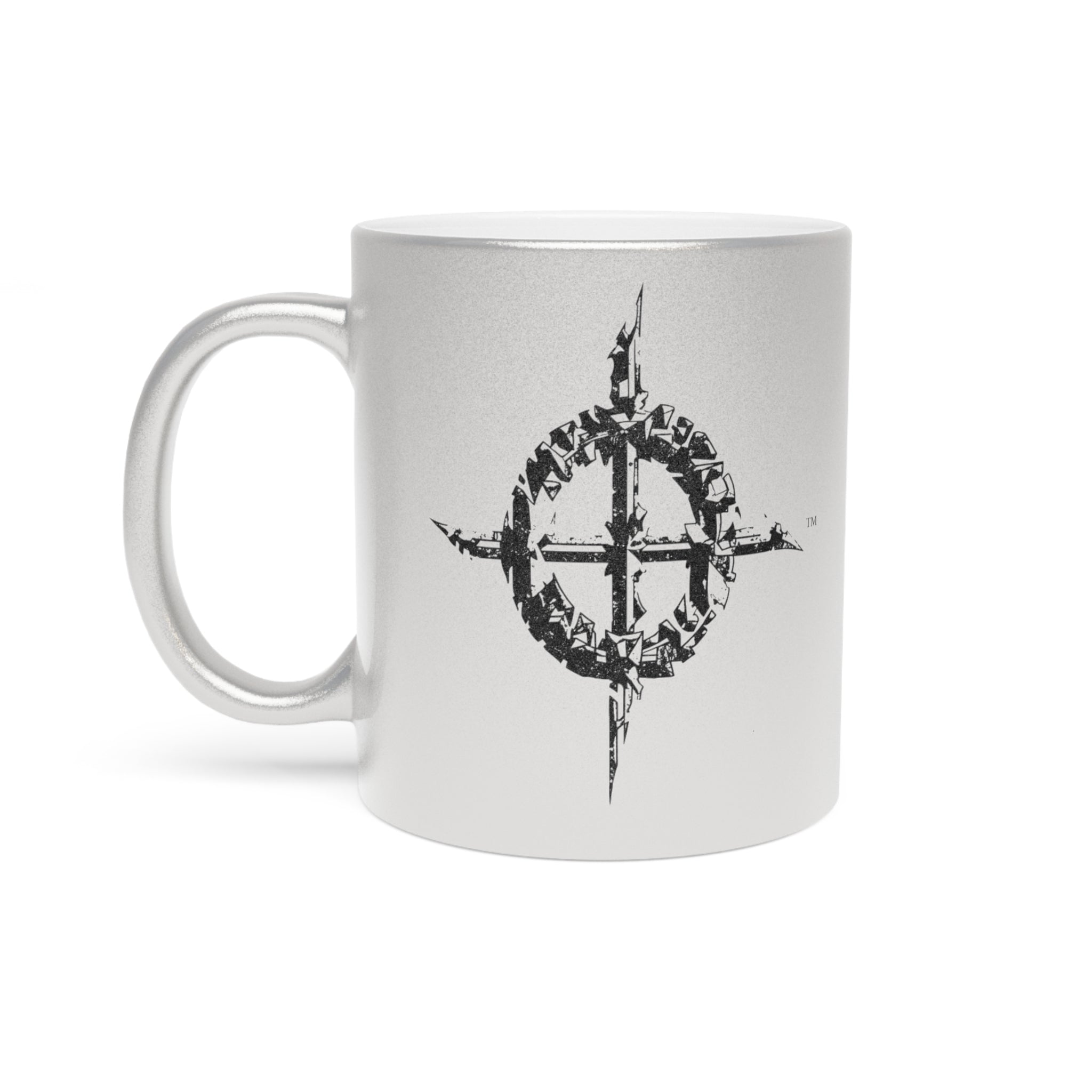 Pierce Acoustics Official Metallic Mug — Silver/Gold