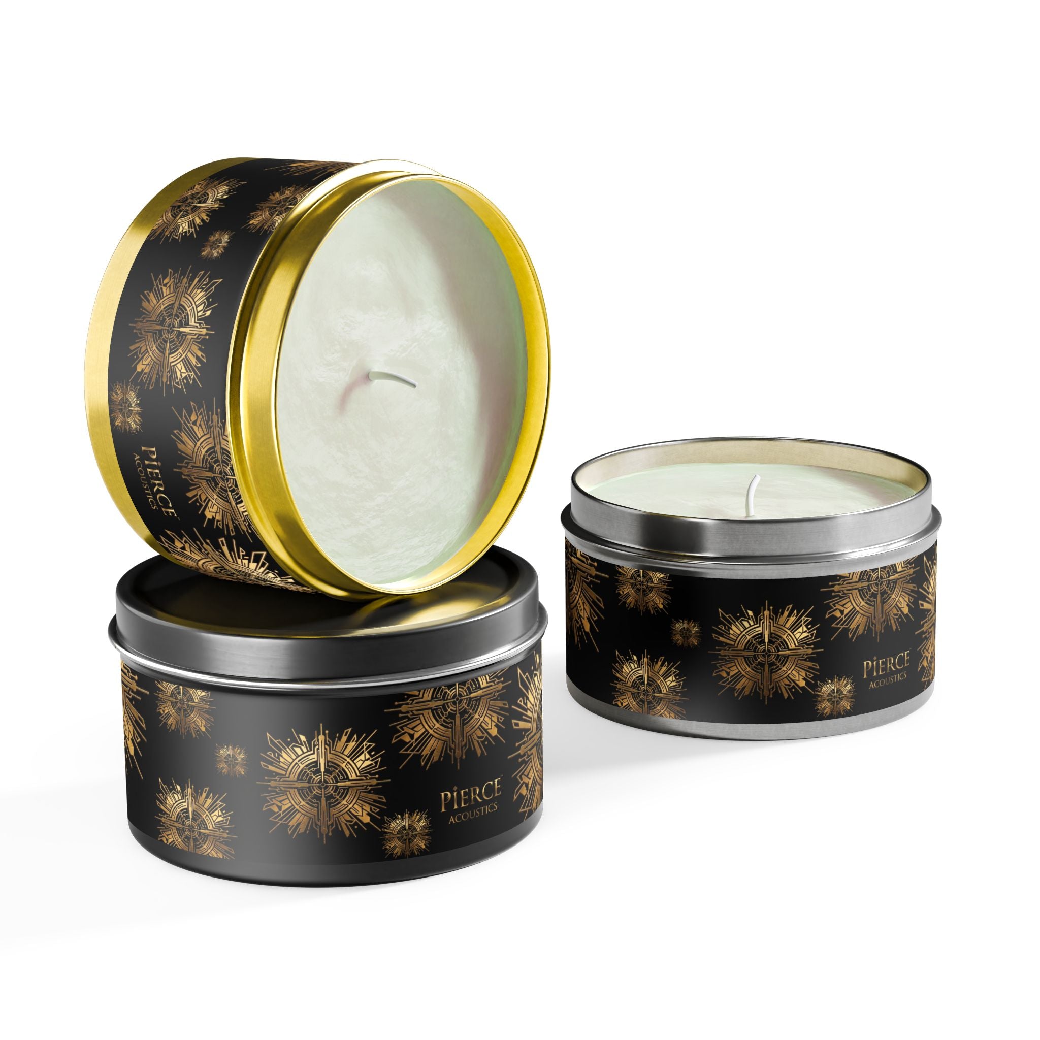 Pierce Acoustics Official Scented Tin Candles