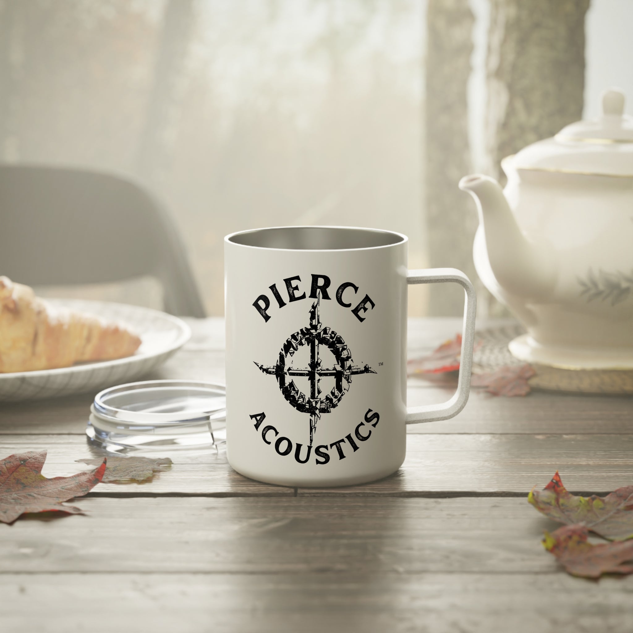 Pierce Acoustics Official 10oz Insulated Coffee Mug