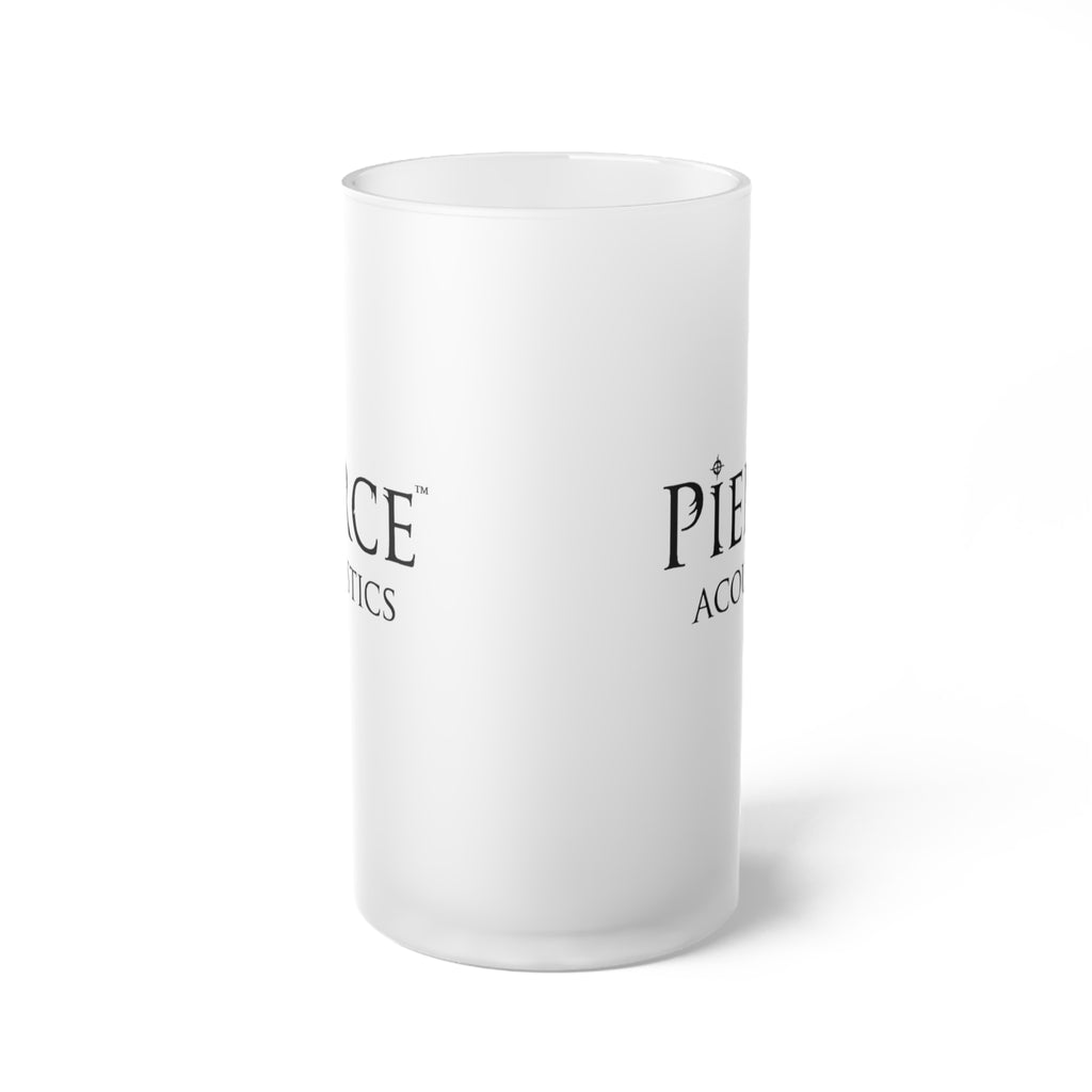 Pierce Acoustics Official Frosted Glass Beer Mug