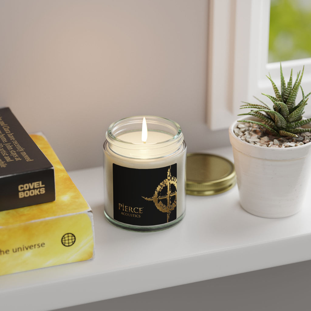 Pierce Acoustics Official Coconut Apricot Scented Candle (4oz & 9oz)