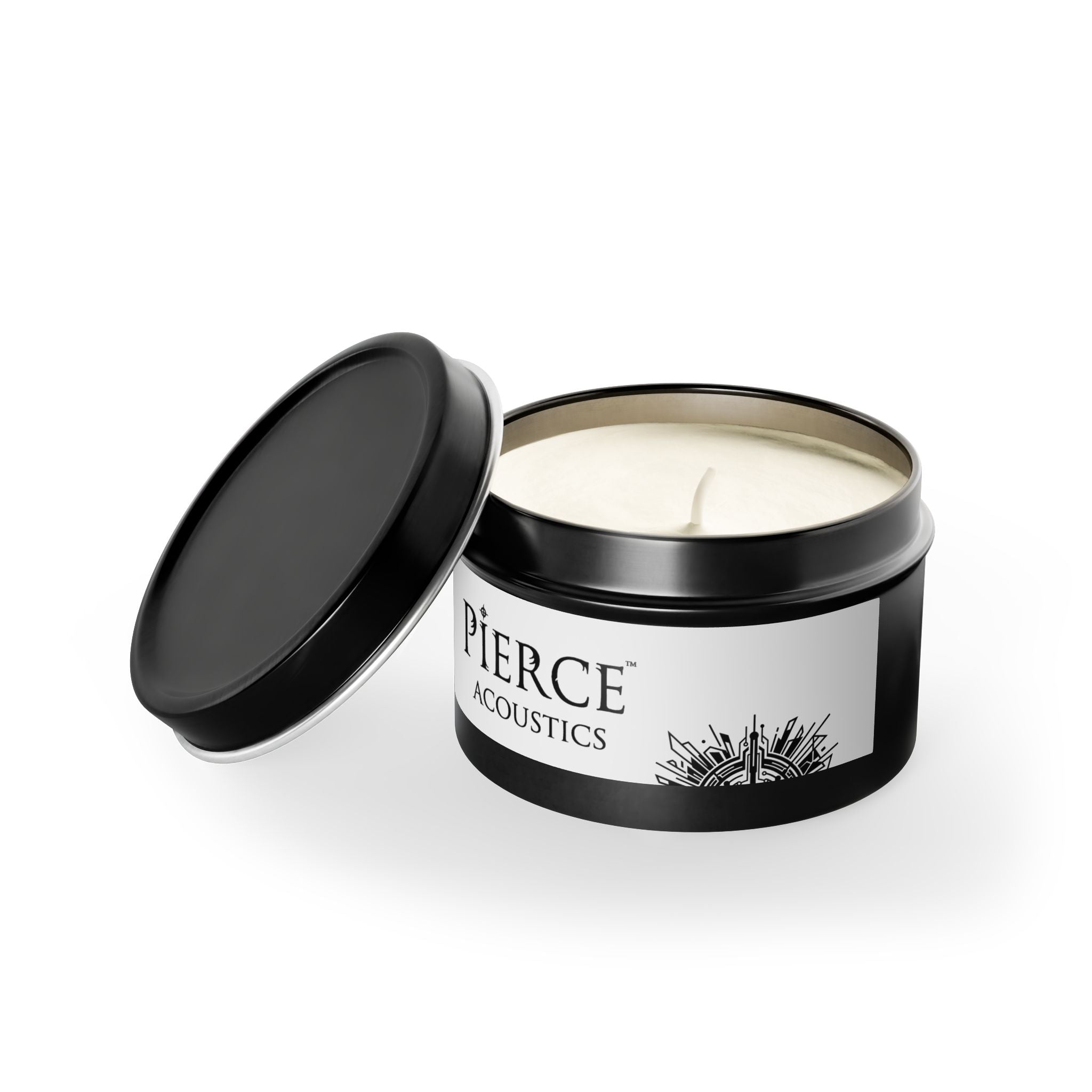 Pierce Acoustics Official Tin Scented Candle