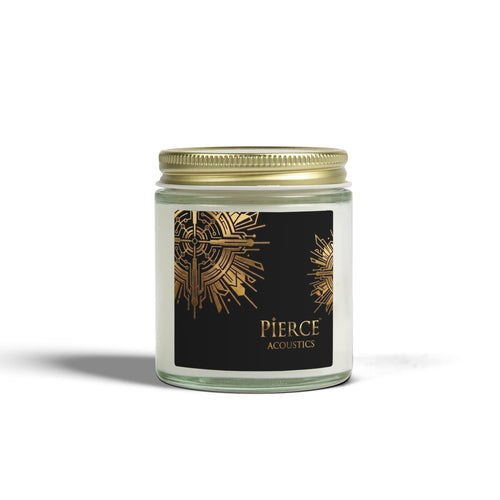 Coconut Apricot Scented Candle — 4oz & 9oz Jar (Pierce Acoustics)