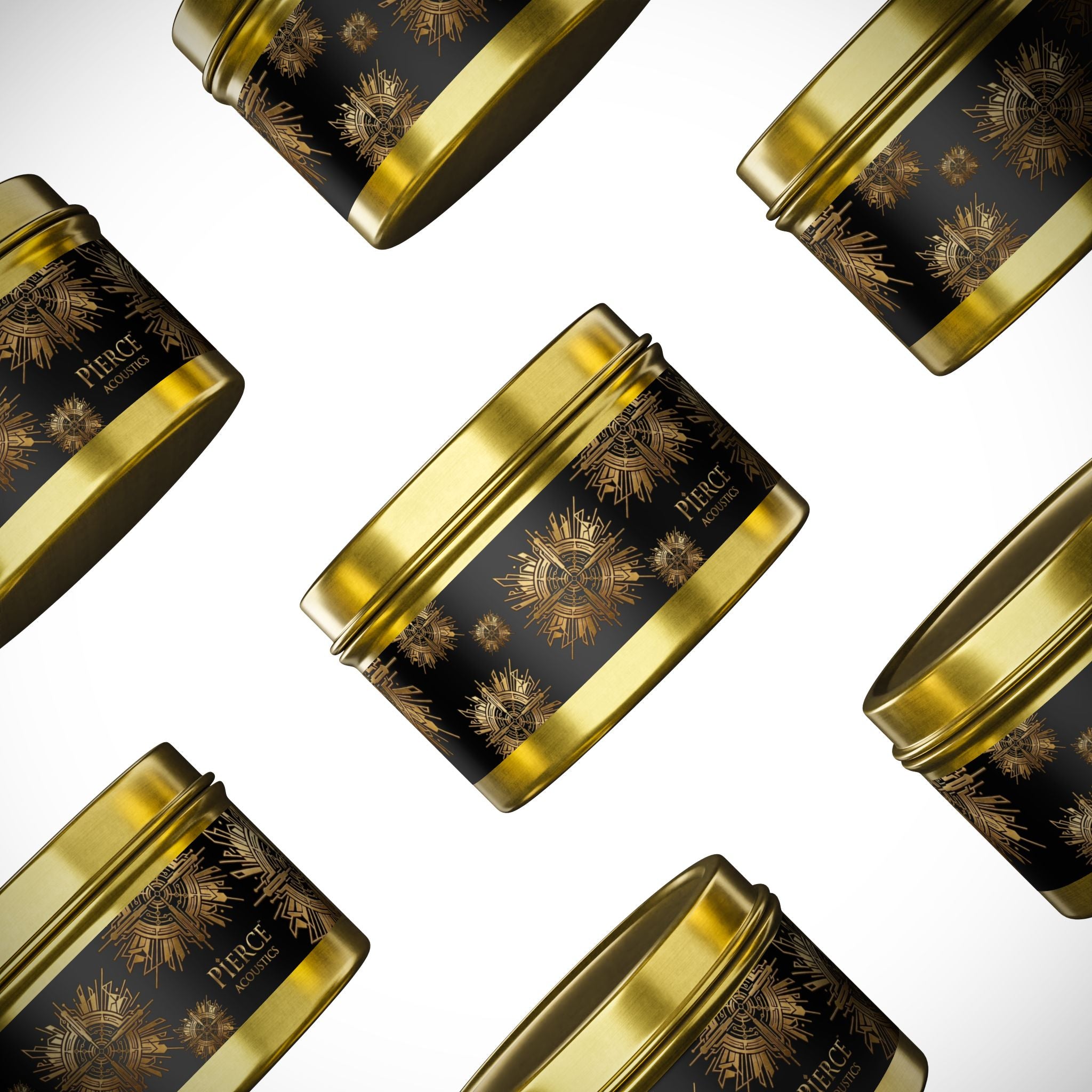 Pierce Acoustics Official Scented Tin Candles