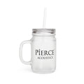 Pierce Acoustics Official Mason Jar Tumbler with Straw