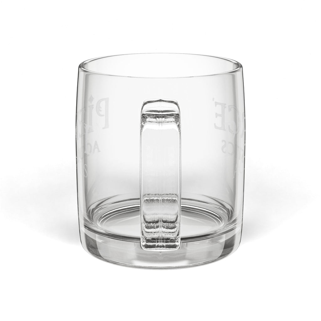 Pierce Acoustics Official Engraved Glass Coffee Mug 12.25 oz