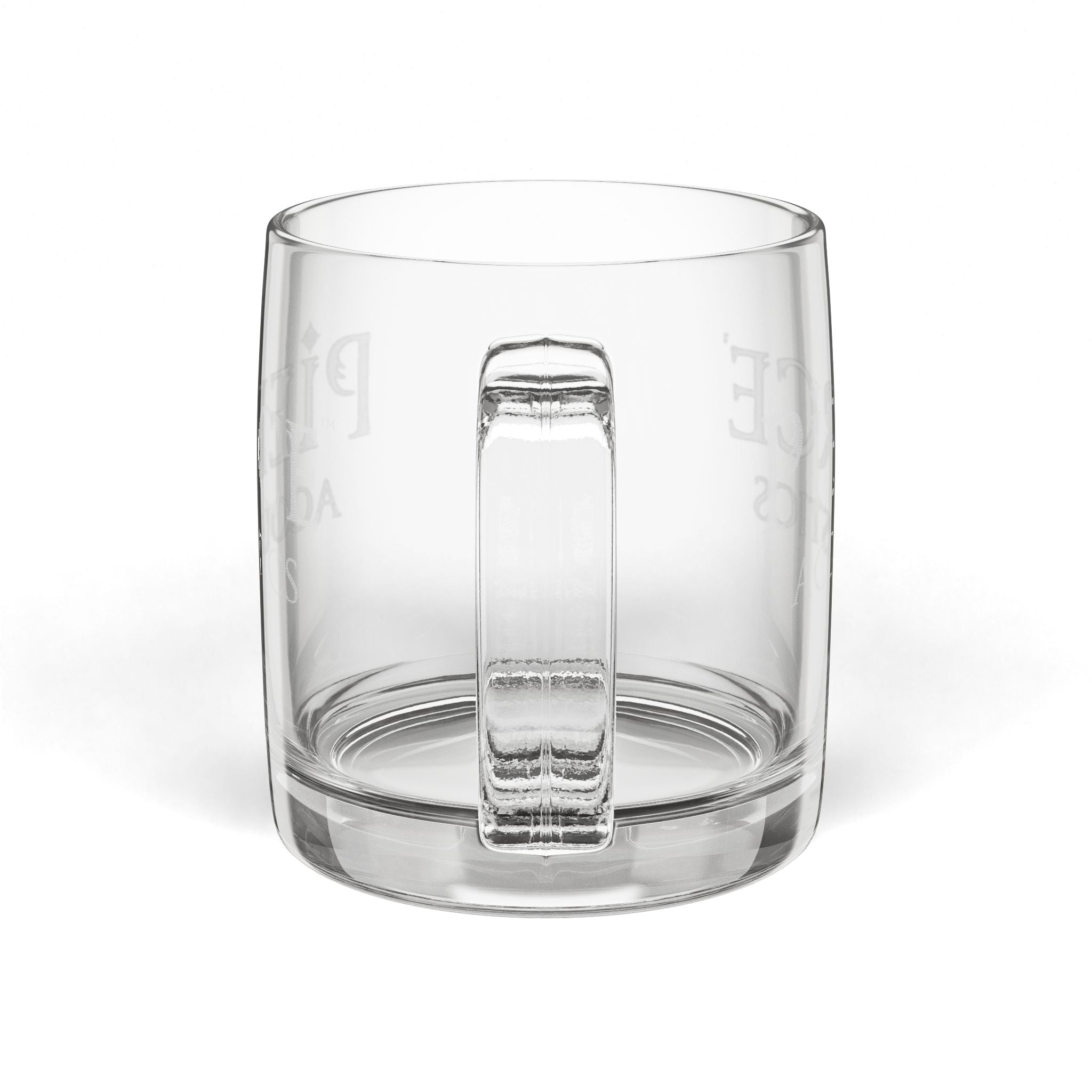 Pierce Acoustics Official Engraved Glass Coffee Mug 12.25 oz