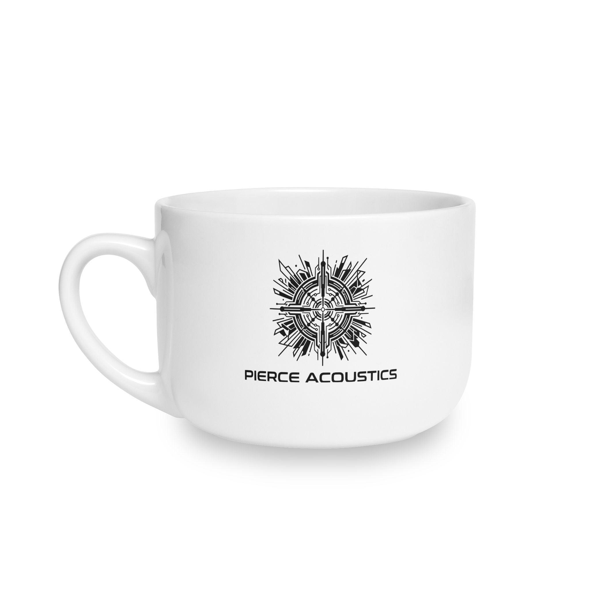 Pierce Acoustics Official 25oz Ceramic Latte Mug