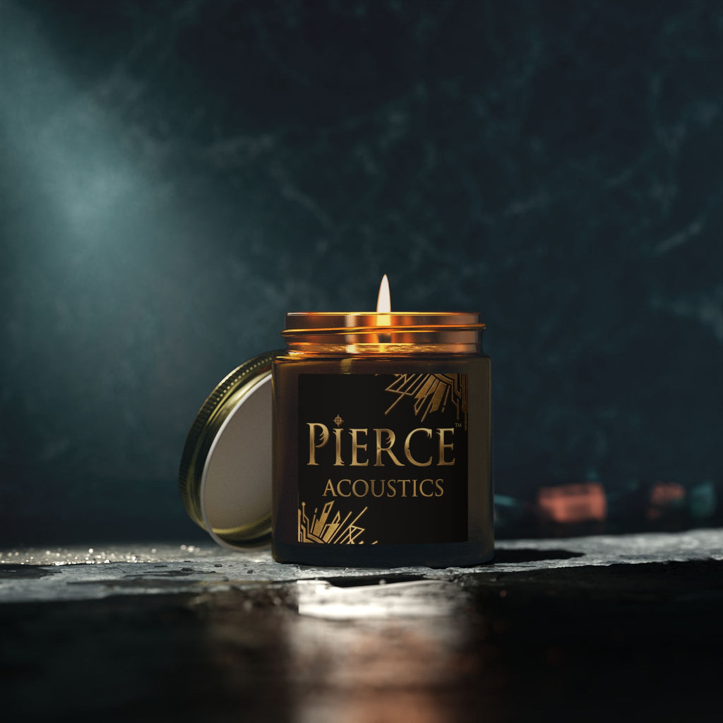 Pierce Acoustics Official Coconut Apricot Scented Candle — 4oz or 9oz Jar