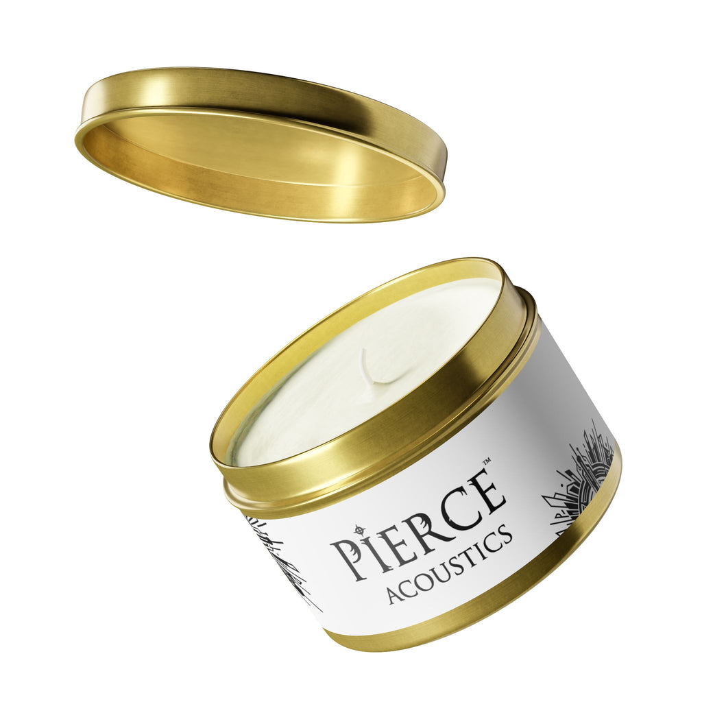 Pierce Acoustics Official Tin Scented Candle