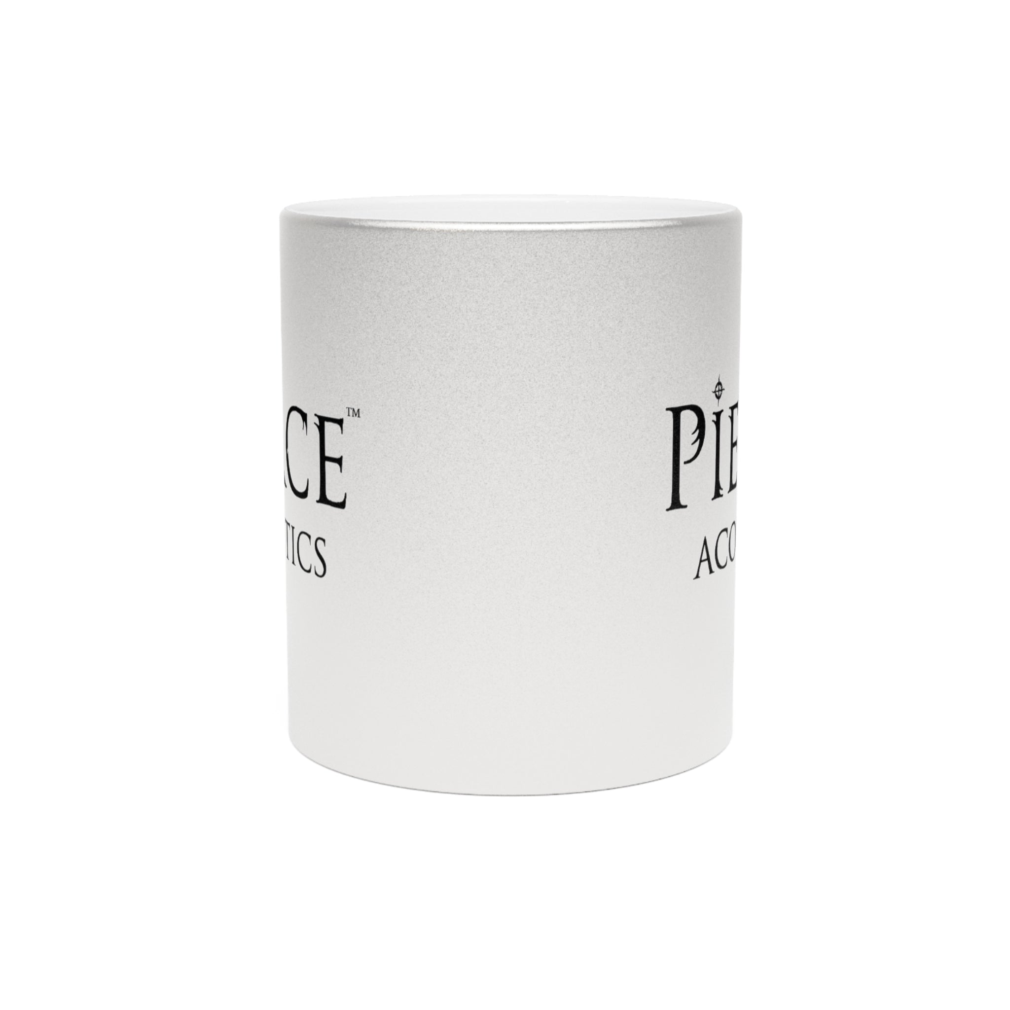 Pierce Acoustics Official Metallic Coffee Mug — Silver/Gold