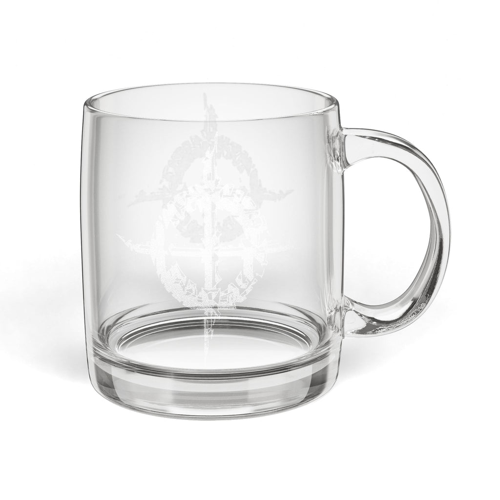 Pierce Acoustics Official Engraved Glass Coffee Mug