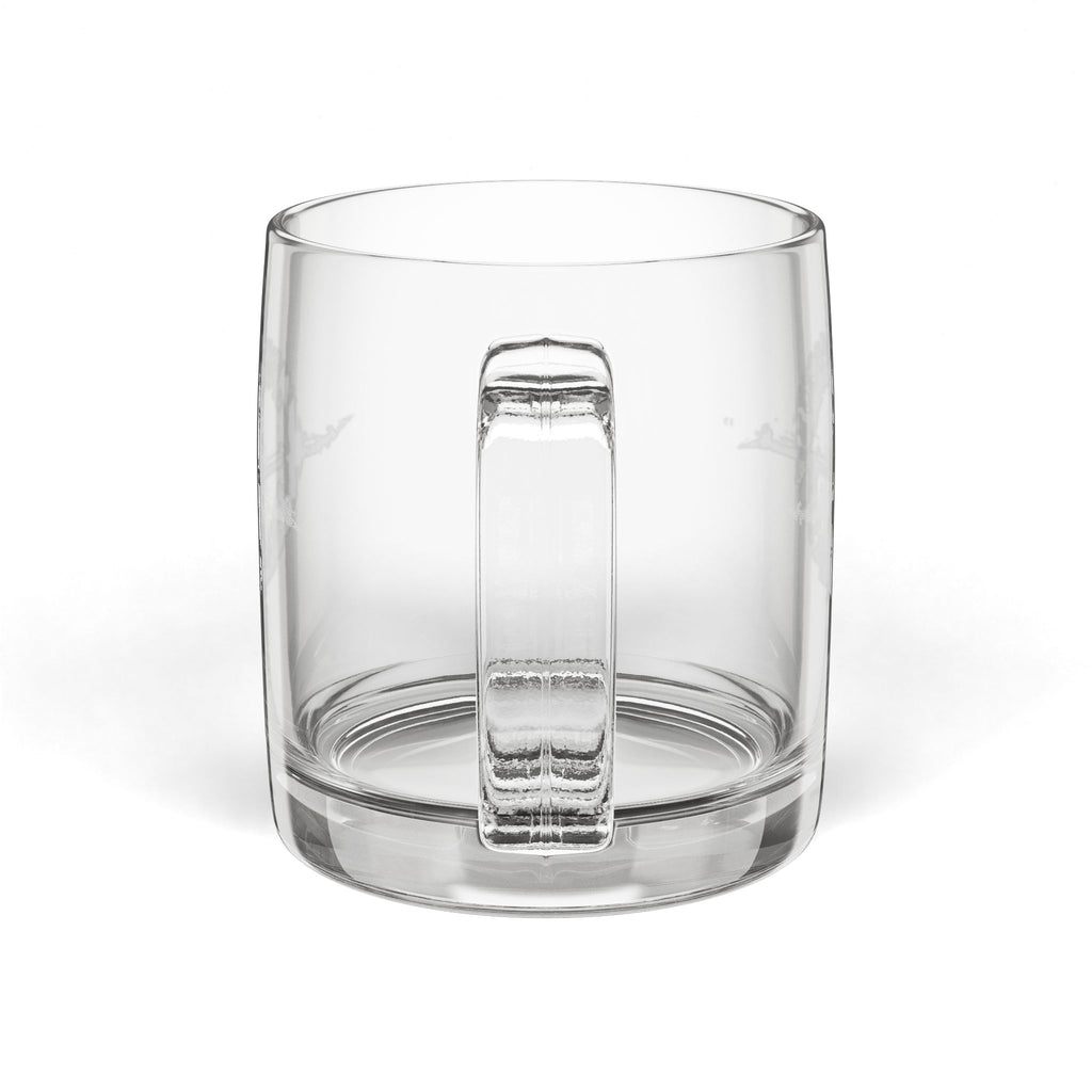 Pierce Acoustics Official Engraved Glass Coffee Mug