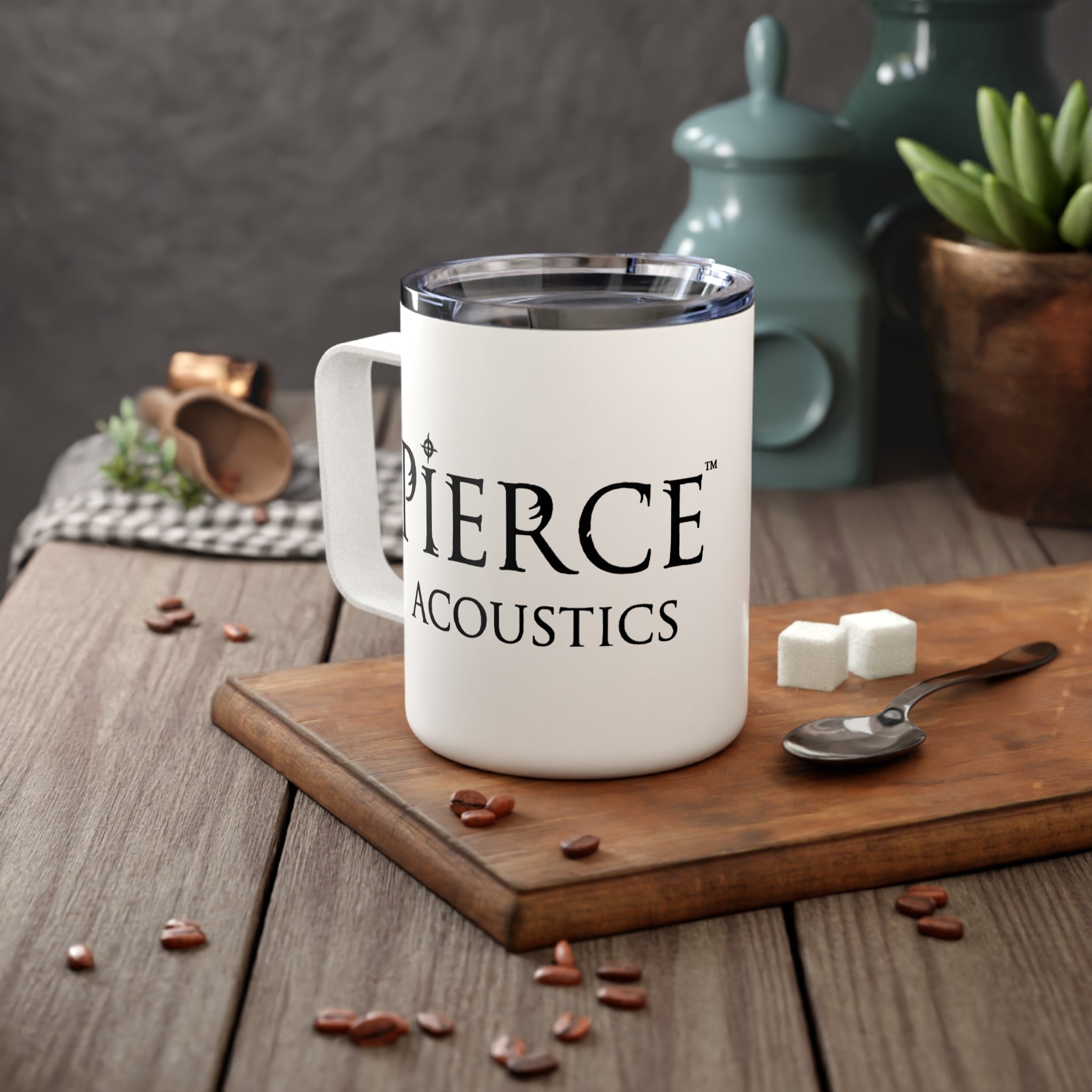 Pierce Acoustics Official 10oz Insulated Coffee Mug