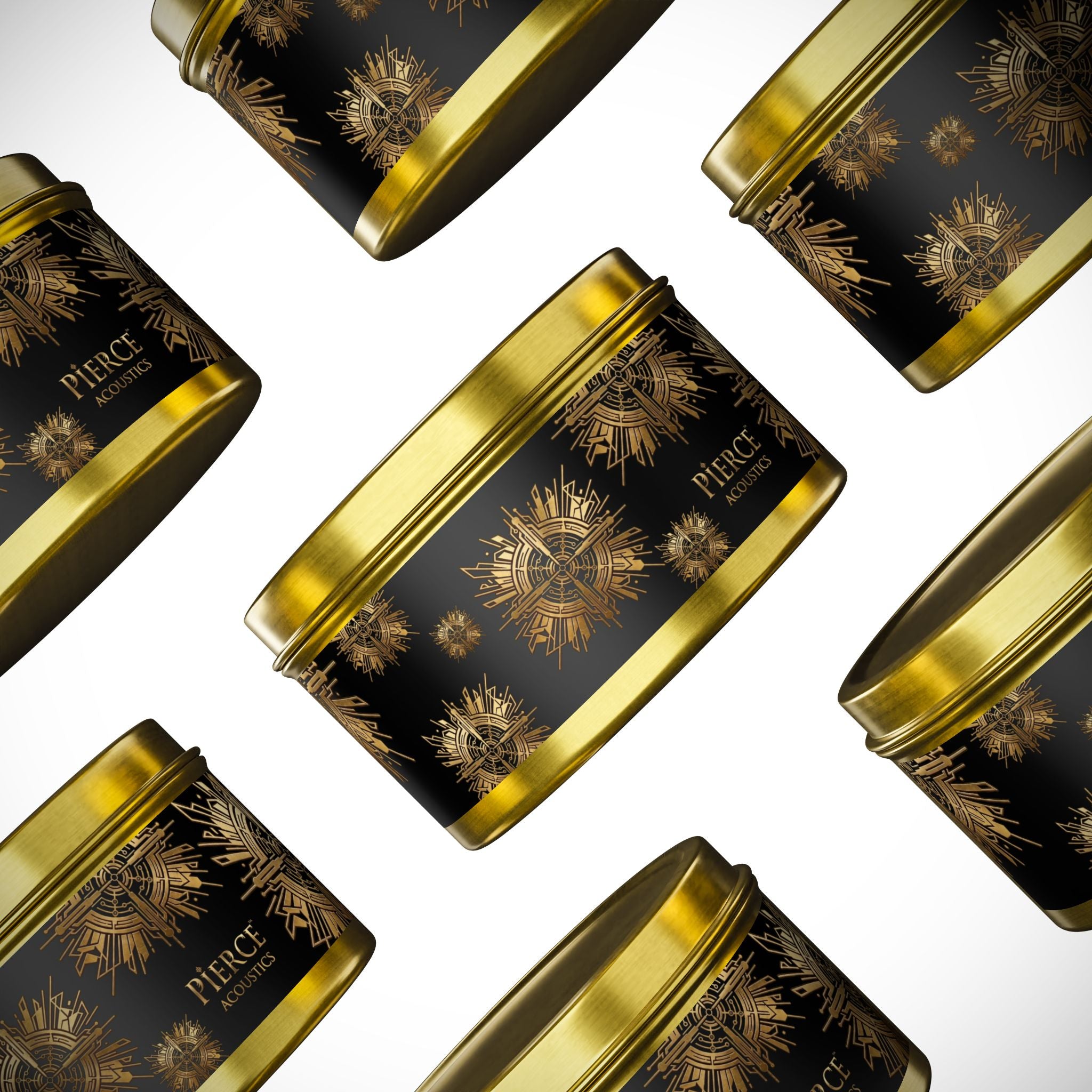 Pierce Acoustics Official Scented Tin Candles
