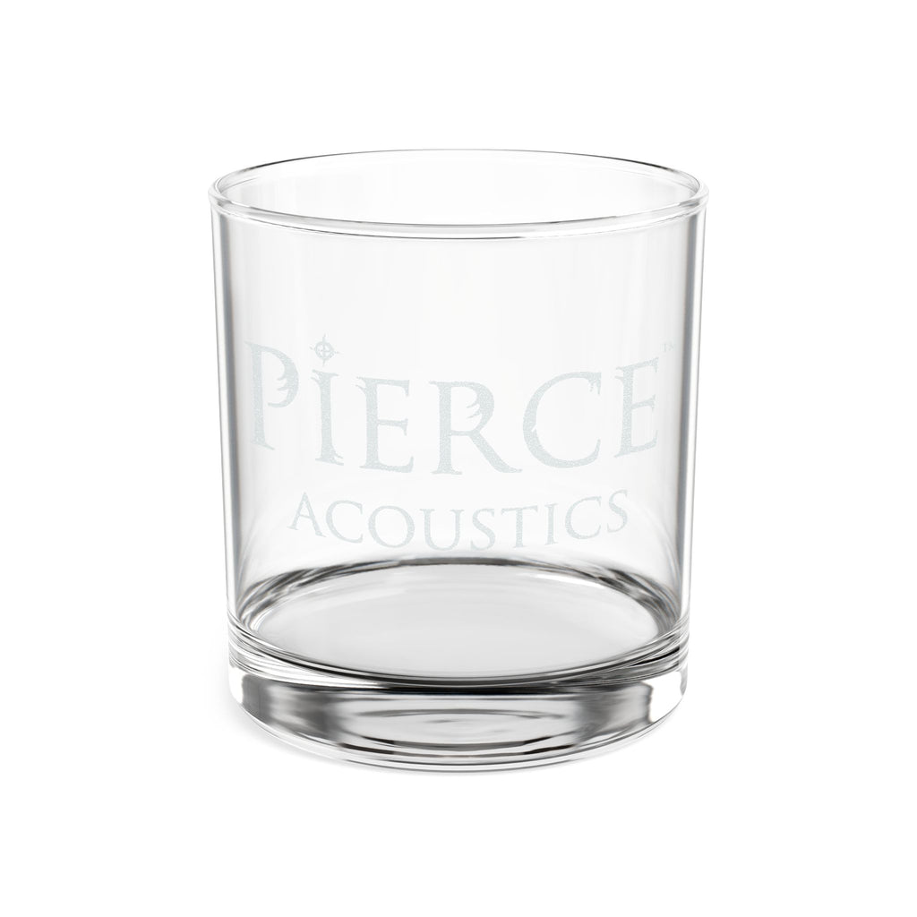 Pierce Acoustics Official Engraved 10oz Rocks Glass