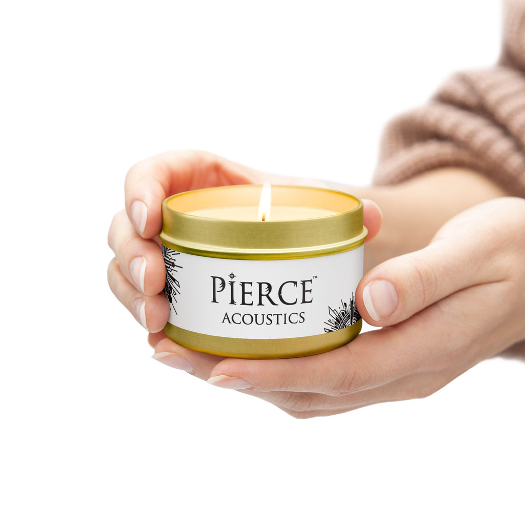 Pierce Acoustics Official Tin Scented Candle